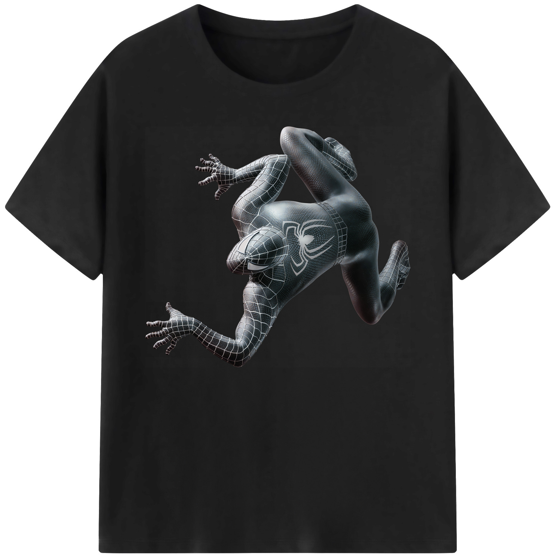 （画像用） Spider Man スパイダーマン 綿100％ メンズ半袖Tシャツ｜肌触りやわらか＆通気性