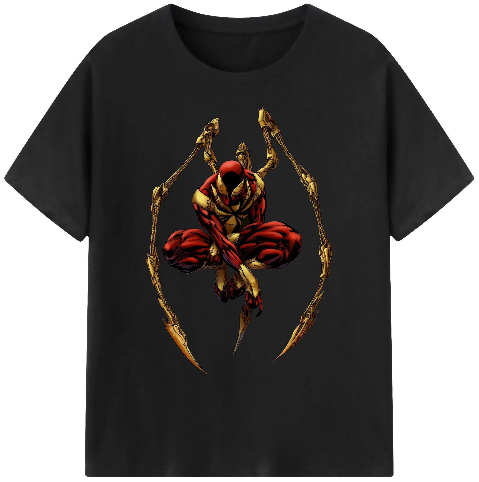 （画像用） Spider Man スパイダーマン 綿100％ メンズ半袖Tシャツ｜肌触りやわらか＆通気性