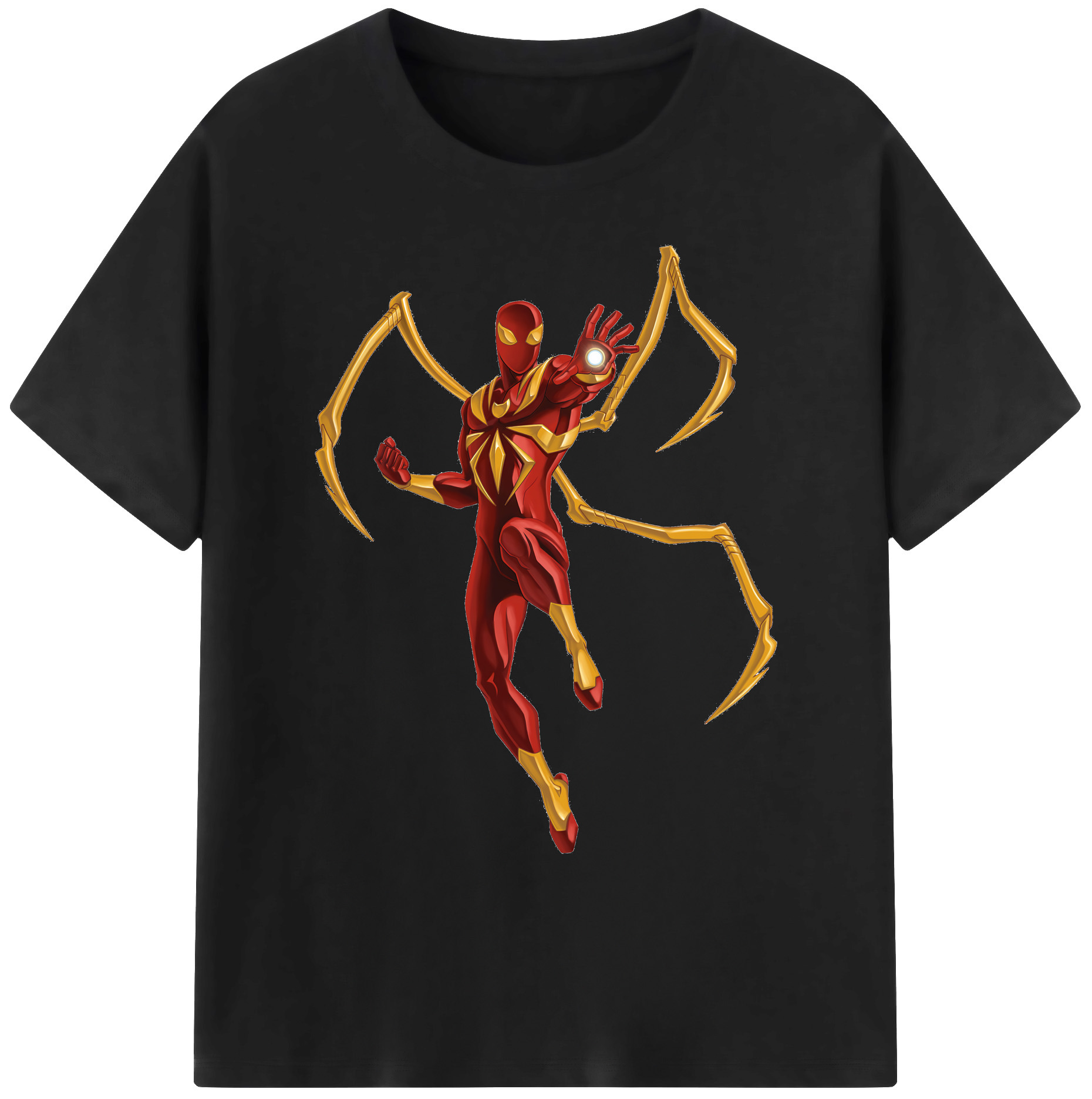 （画像用） Spider Man スパイダーマン 綿100％ メンズ半袖Tシャツ｜肌触りやわらか＆通気性