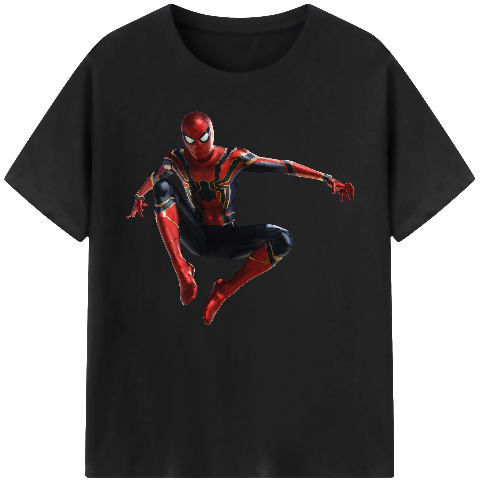 （画像用） Spider Man スパイダーマン 綿100％ メンズ半袖Tシャツ｜肌触りやわらか＆通気性
