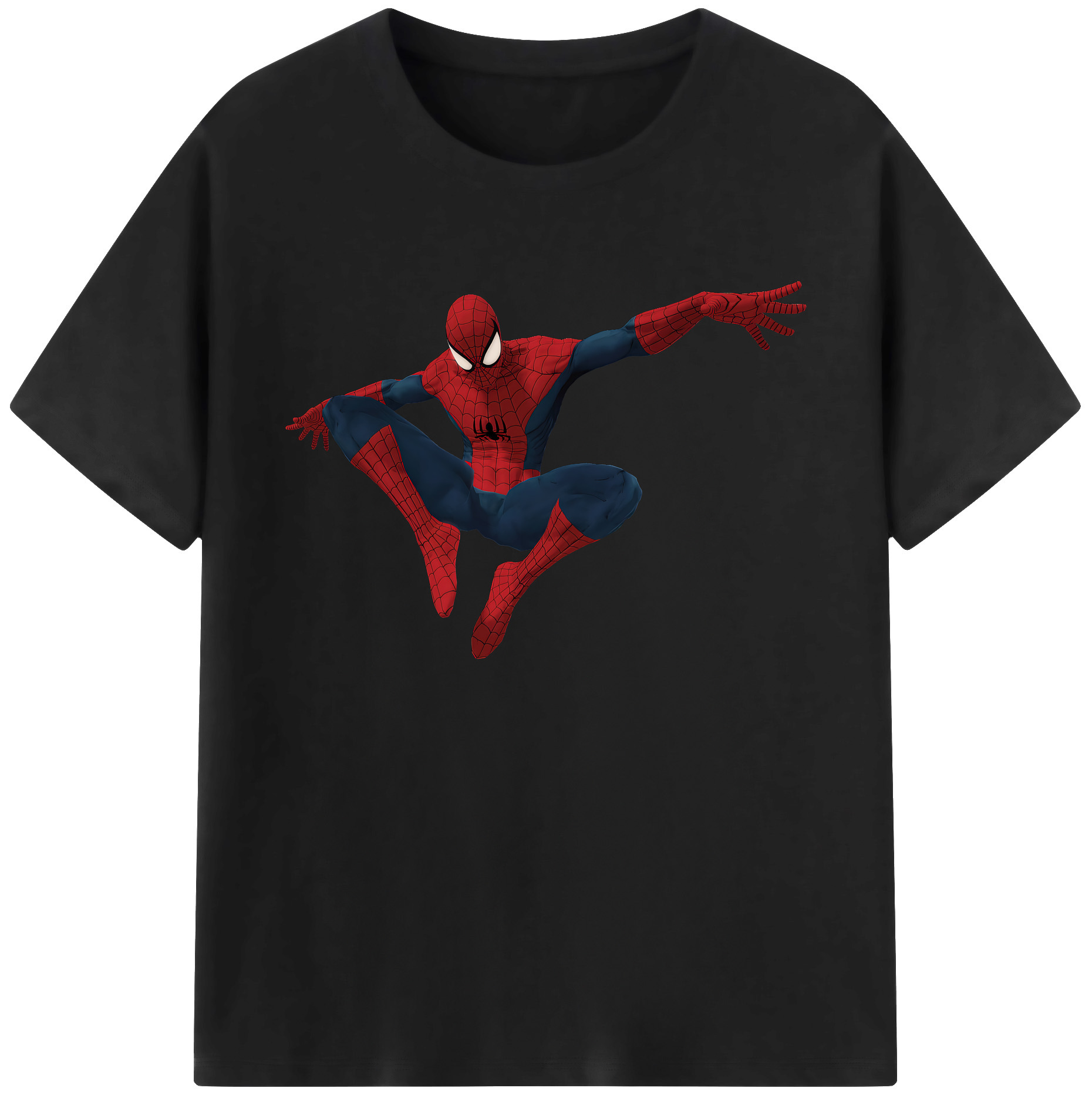 （画像用） Spider Man スパイダーマン 綿100％ メンズ半袖Tシャツ｜肌触りやわらか＆通気性