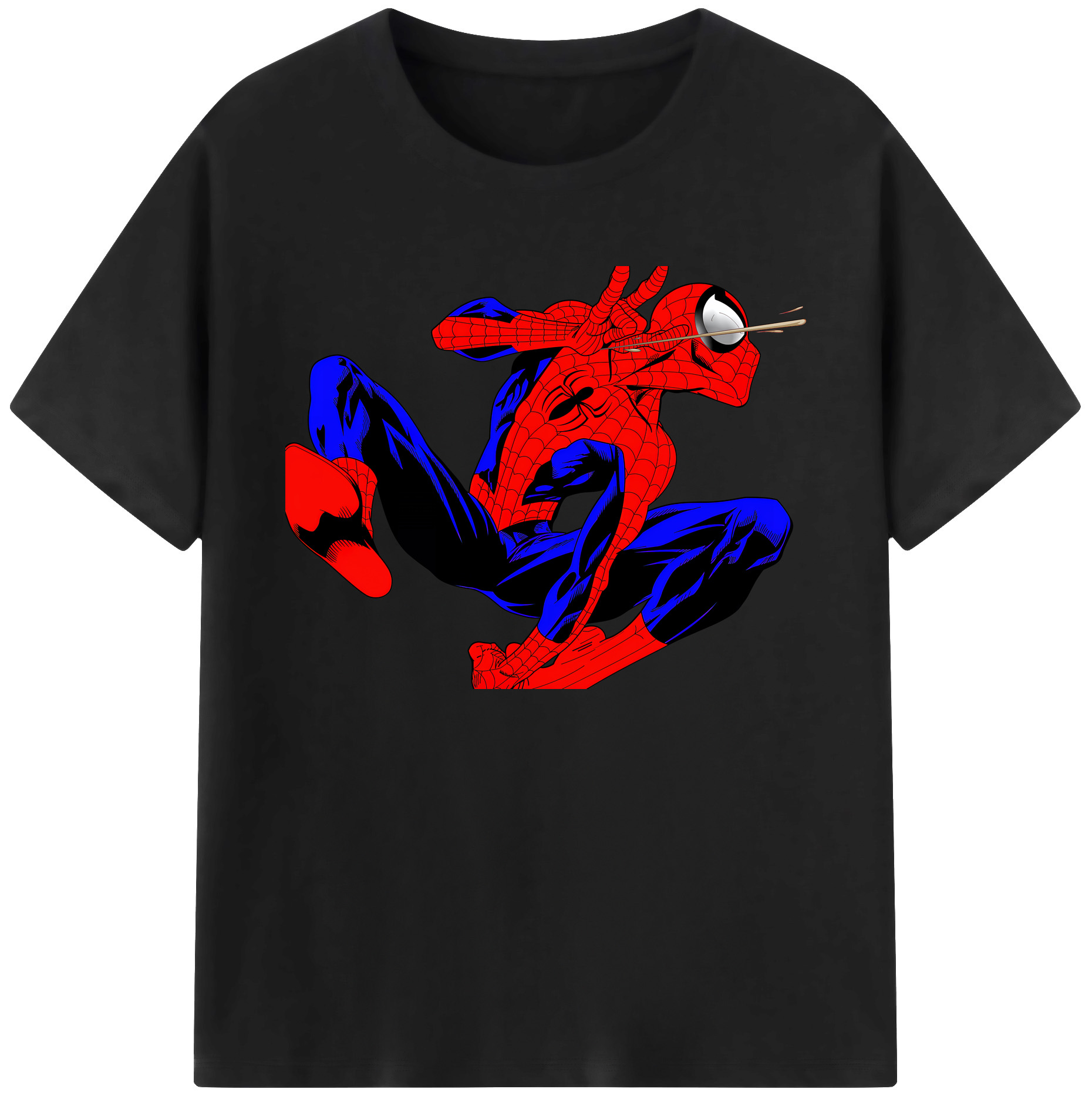 （画像用） Spider Man スパイダーマン 綿100％ メンズ半袖Tシャツ｜肌触りやわらか＆通気性