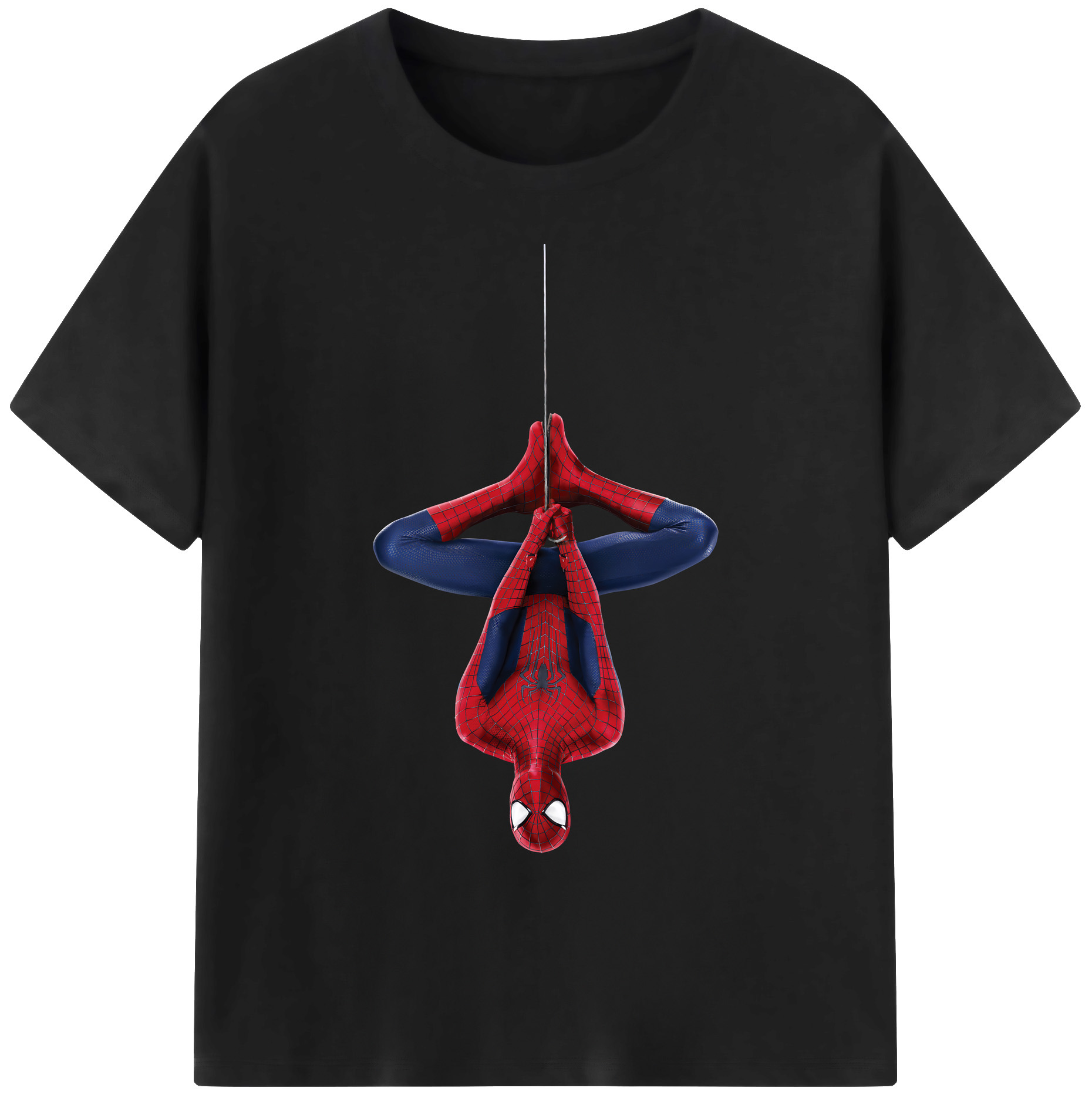 （画像用） Spider Man スパイダーマン 綿100％ メンズ半袖Tシャツ｜肌触りやわらか＆通気性