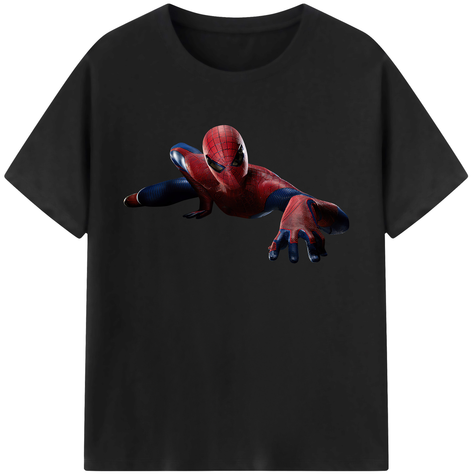 （画像用） Spider Man スパイダーマン 綿100％ メンズ半袖Tシャツ｜肌触りやわらか＆通気性