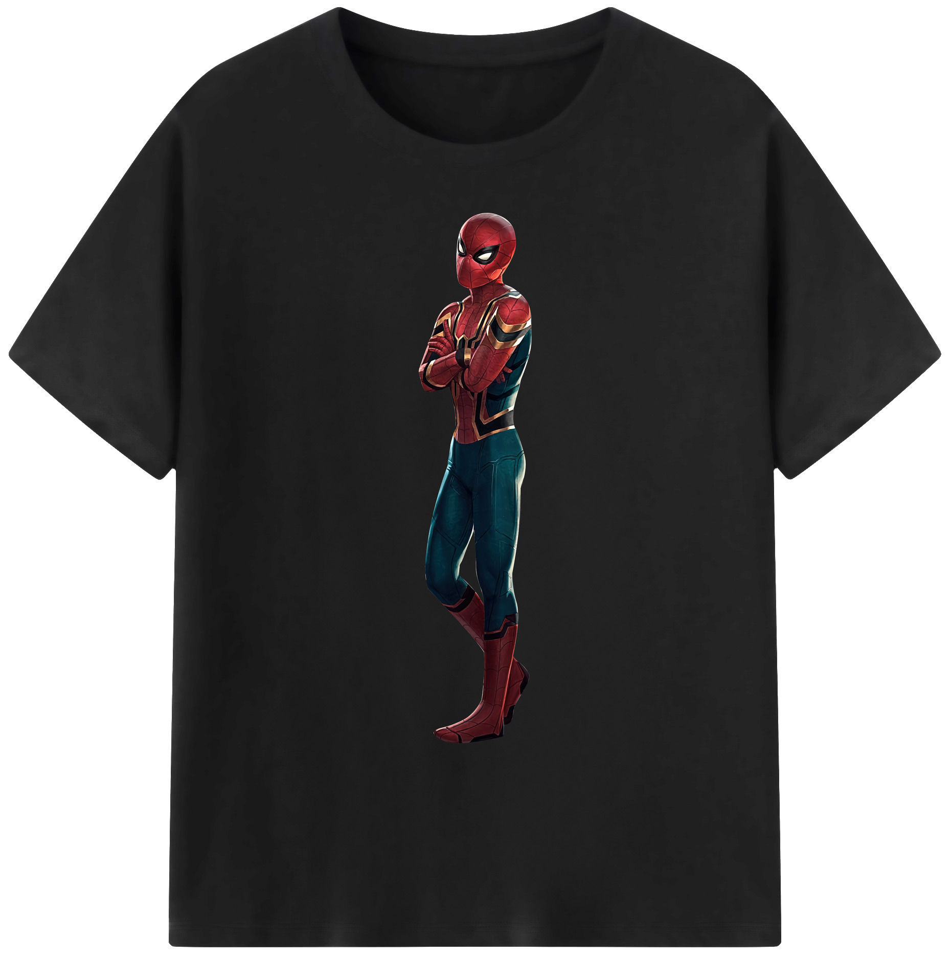 （画像用） Spider Man スパイダーマン 綿100％ メンズ半袖Tシャツ｜肌触りやわらか＆通気性