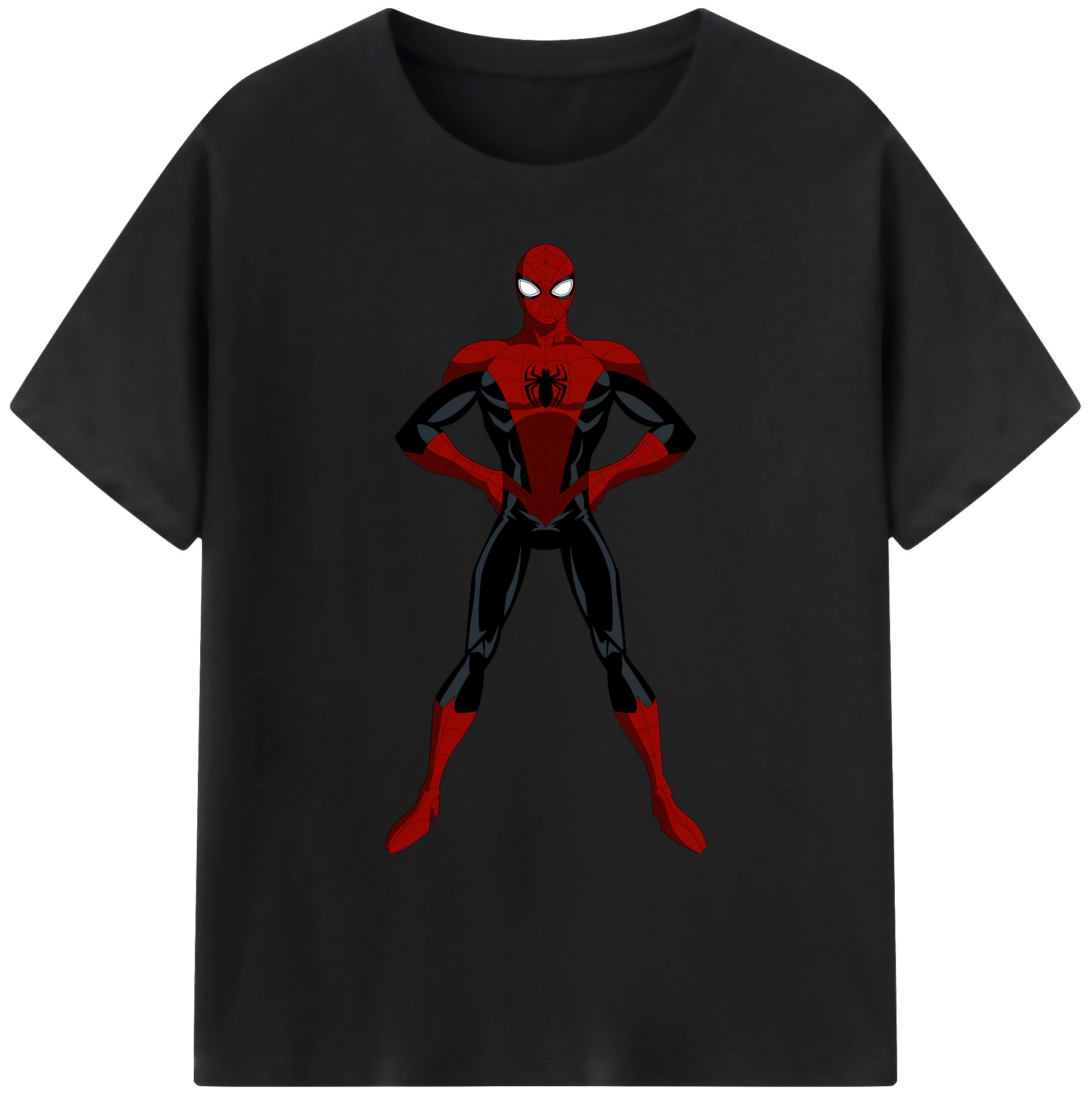 （画像用） Spider Man スパイダーマン 綿100％ メンズ半袖Tシャツ｜肌触りやわらか＆通気性