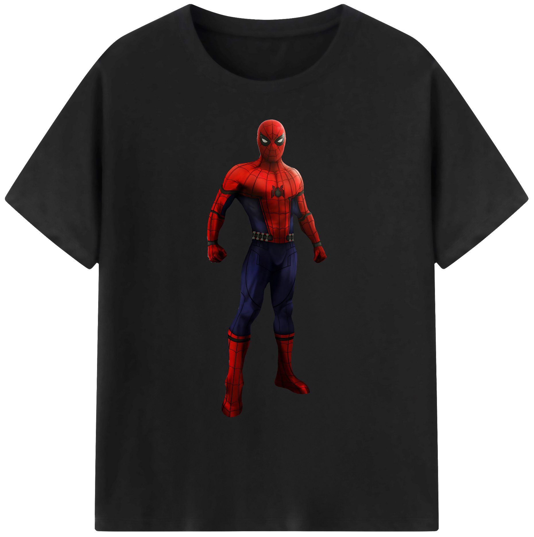 （画像用） Spider Man スパイダーマン 綿100％ メンズ半袖Tシャツ｜肌触りやわらか＆通気性