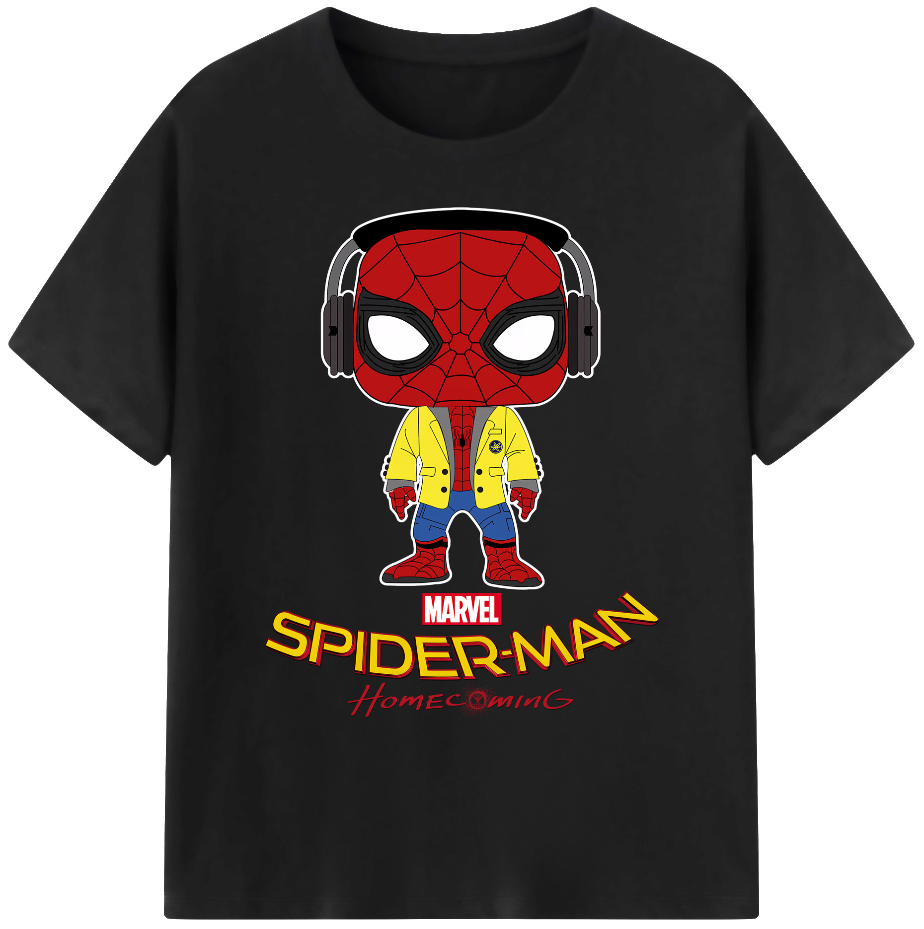 （画像用） Spider Man スパイダーマン 綿100％ メンズ半袖Tシャツ｜肌触りやわらか＆通気性