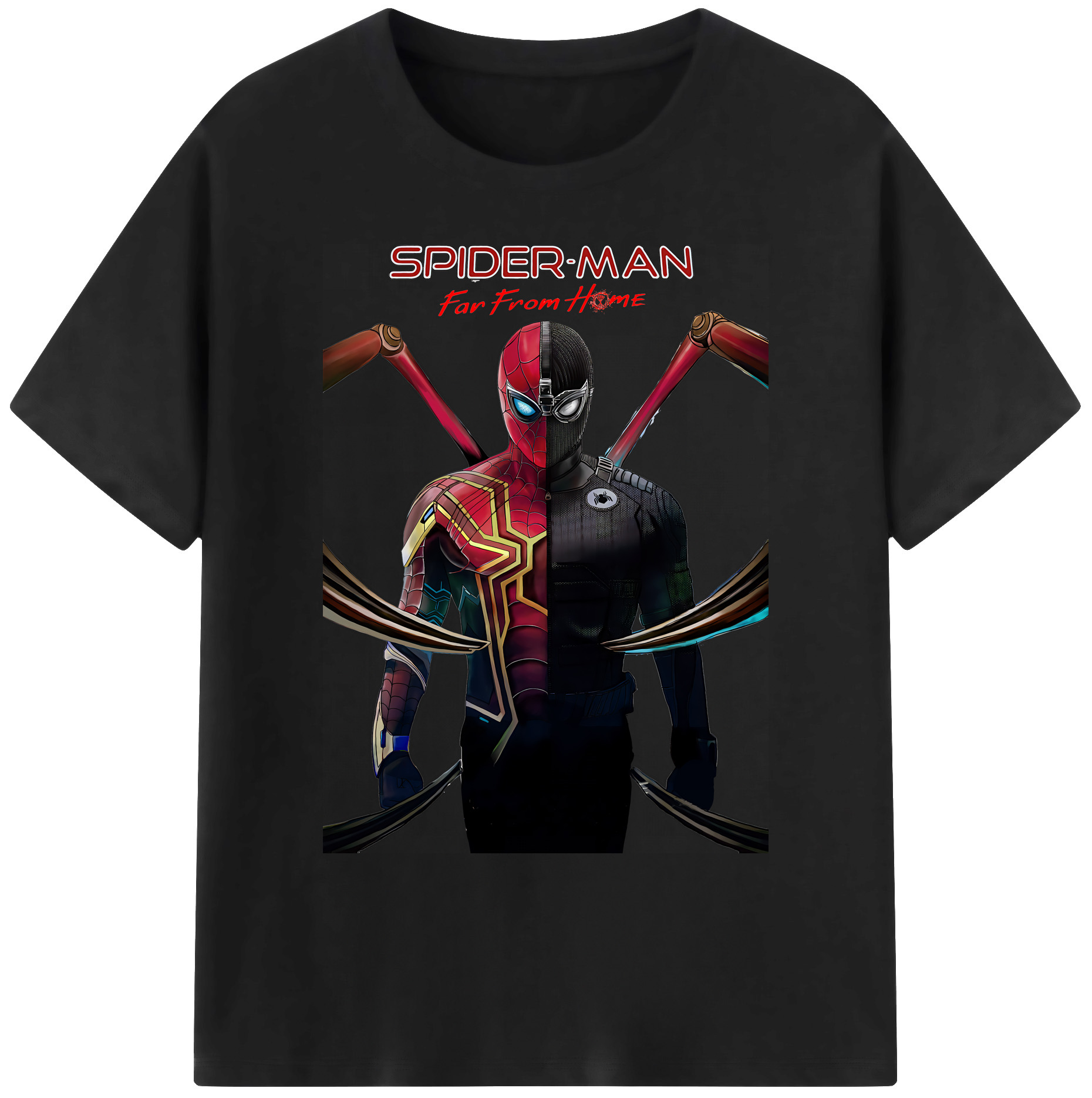 （画像用） Spider Man スパイダーマン 綿100％ メンズ半袖Tシャツ｜肌触りやわらか＆通気性