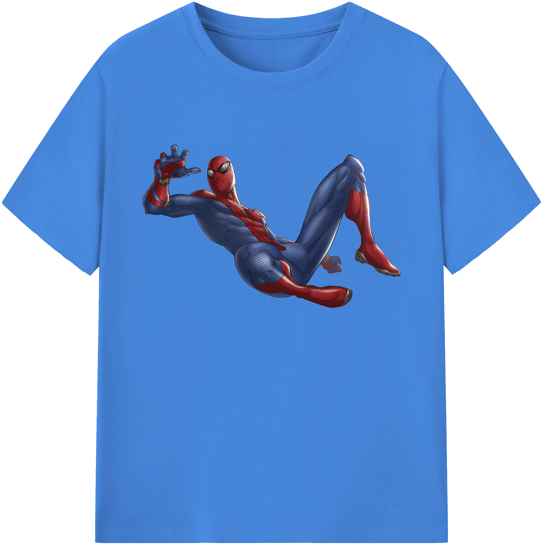 （画像用） Spider Man スパイダーマン 綿100％ メンズ半袖Tシャツ｜肌触りやわらか＆通気性