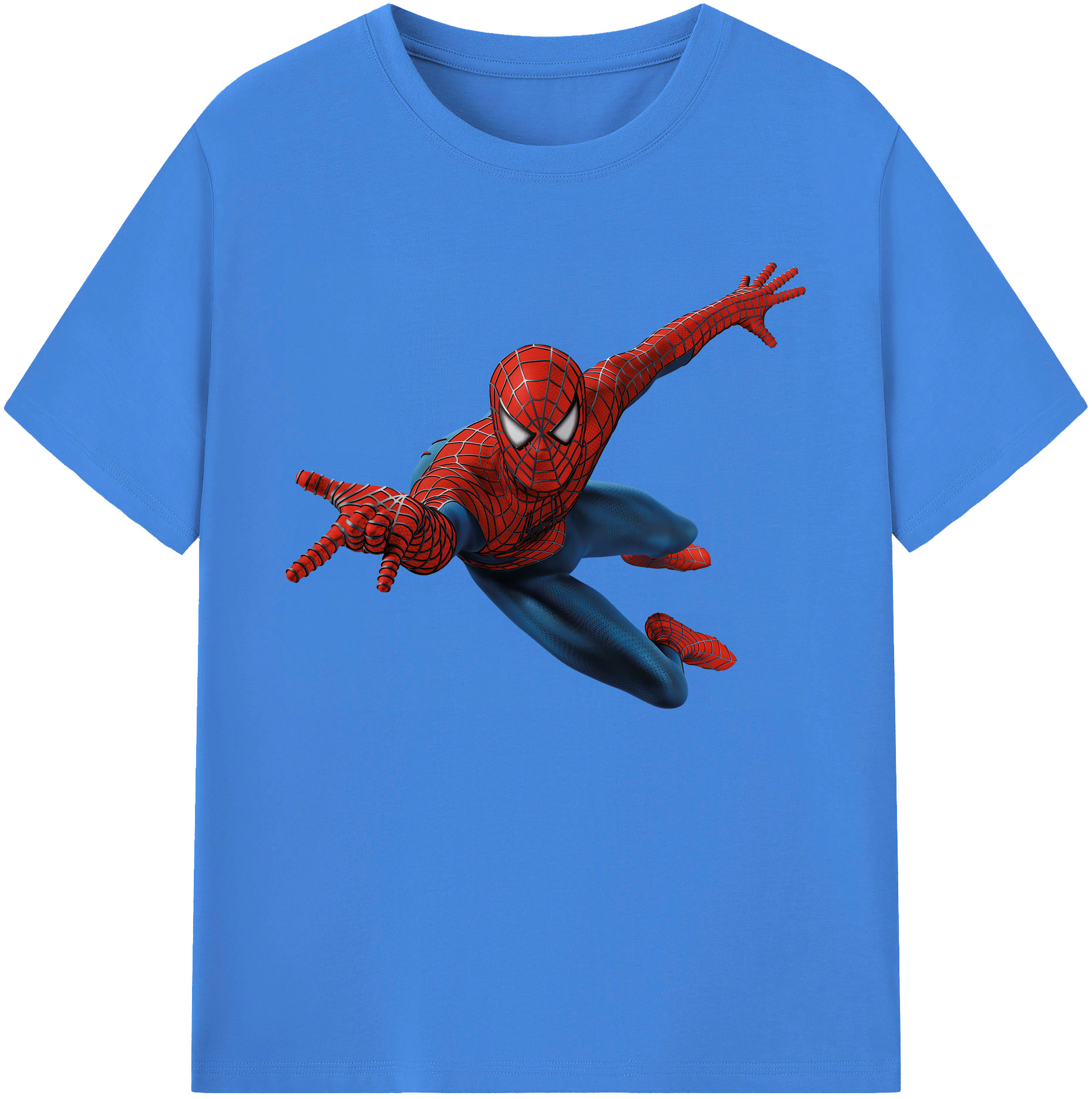 （画像用） Spider Man スパイダーマン 綿100％ メンズ半袖Tシャツ｜肌触りやわらか＆通気性
