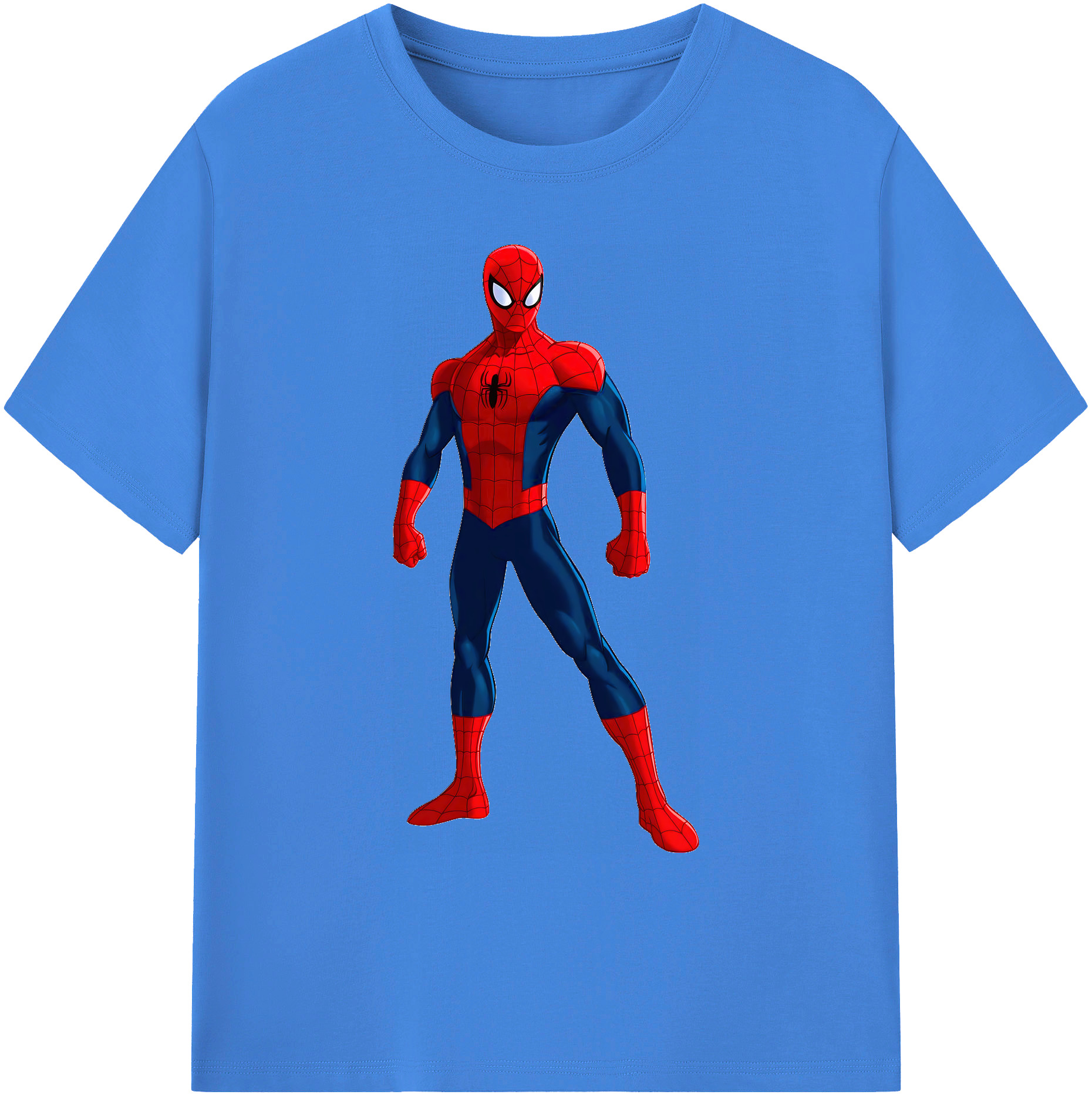 （画像用） Spider Man スパイダーマン 綿100％ メンズ半袖Tシャツ｜肌触りやわらか＆通気性