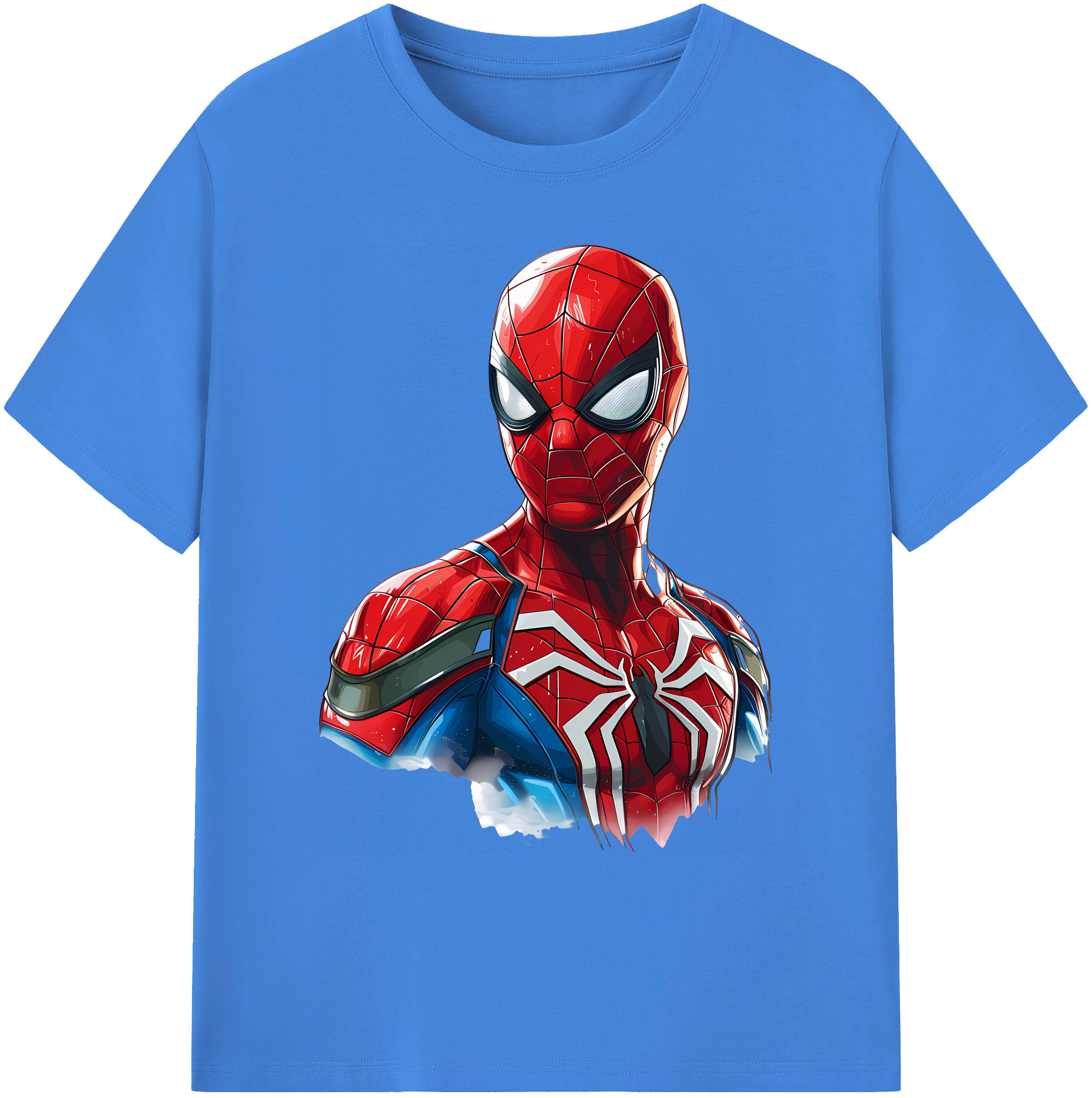 （画像用） Spider Man スパイダーマン 綿100％ メンズ半袖Tシャツ｜肌触りやわらか＆通気性