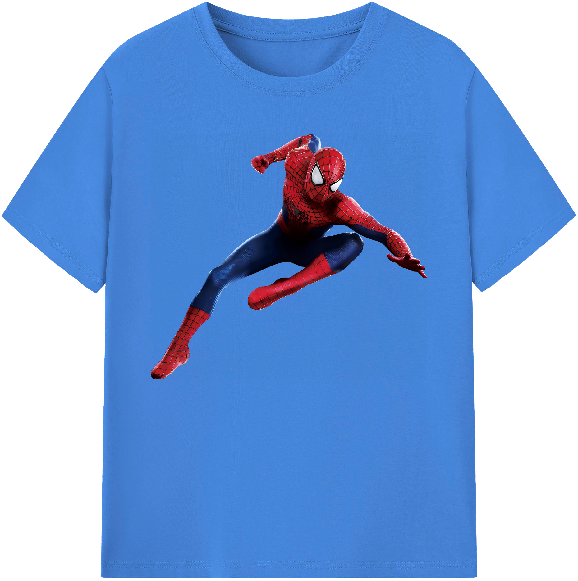（画像用） Spider Man スパイダーマン 綿100％ メンズ半袖Tシャツ｜肌触りやわらか＆通気性
