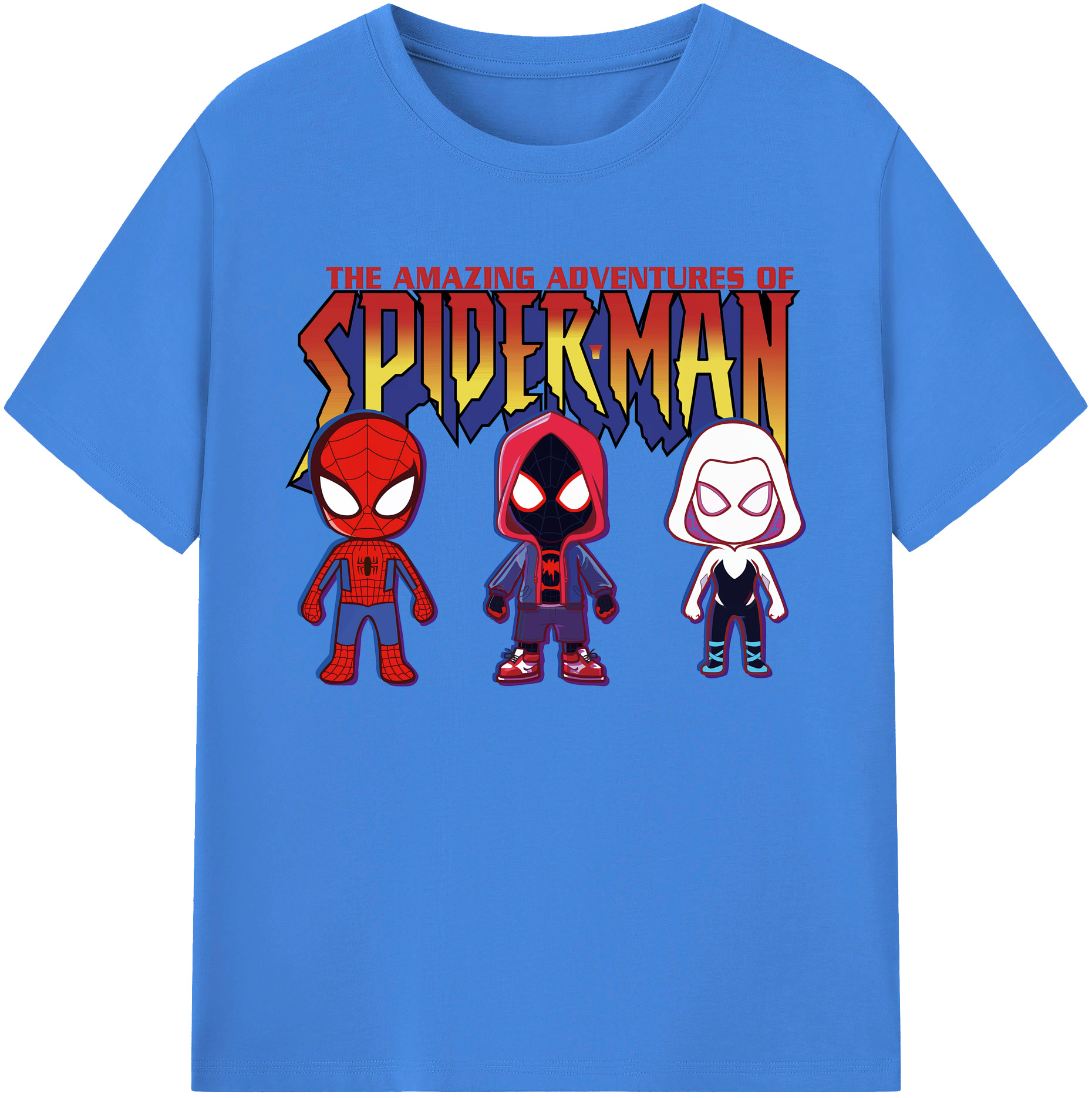 （画像用） Spider Man スパイダーマン 綿100％ メンズ半袖Tシャツ｜肌触りやわらか＆通気性