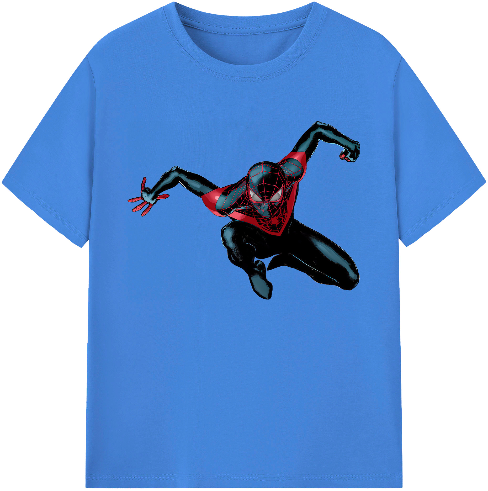 （画像用） Spider Man スパイダーマン 綿100％ メンズ半袖Tシャツ｜肌触りやわらか＆通気性