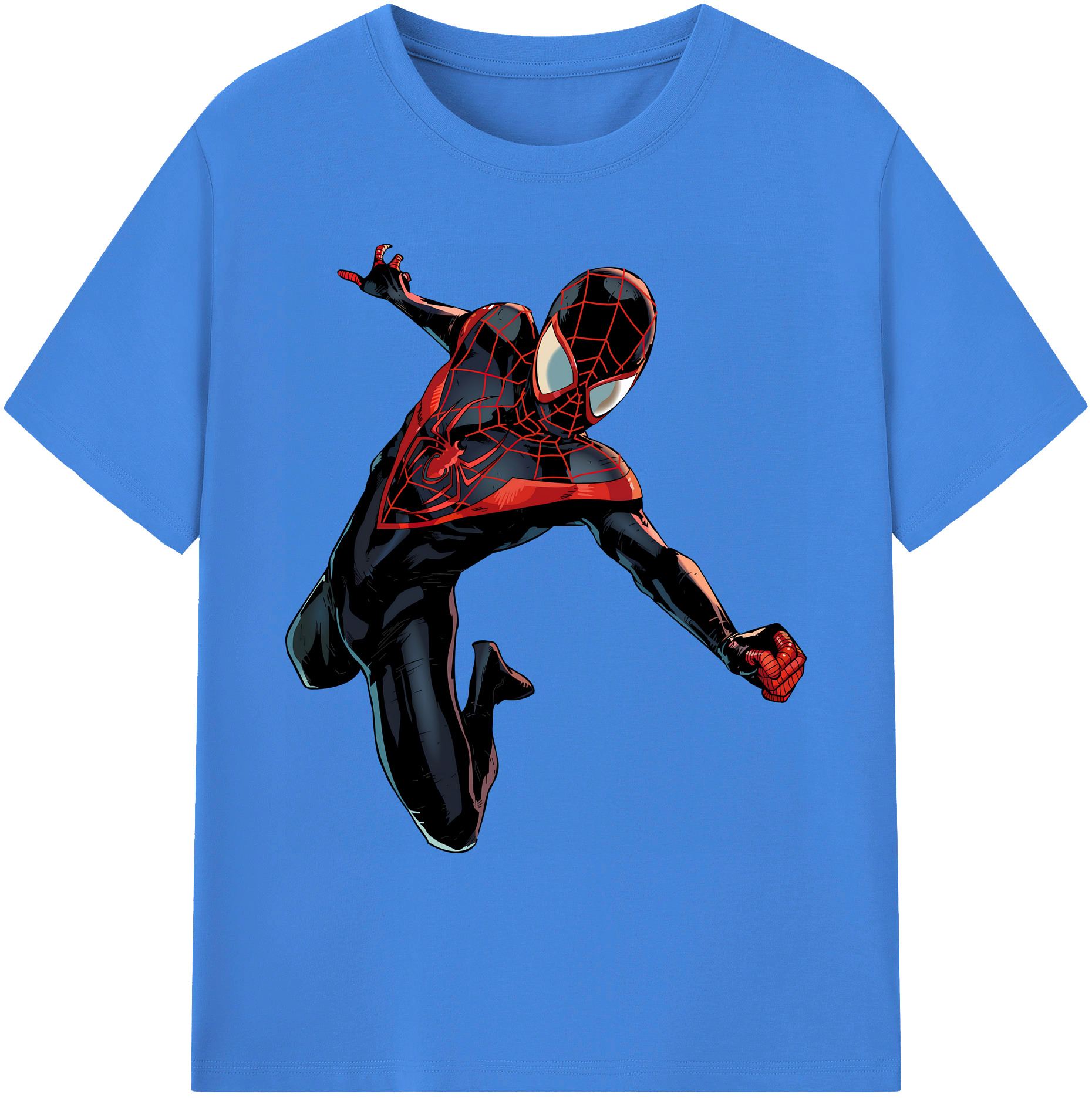 （画像用） Spider Man スパイダーマン 綿100％ メンズ半袖Tシャツ｜肌触りやわらか＆通気性