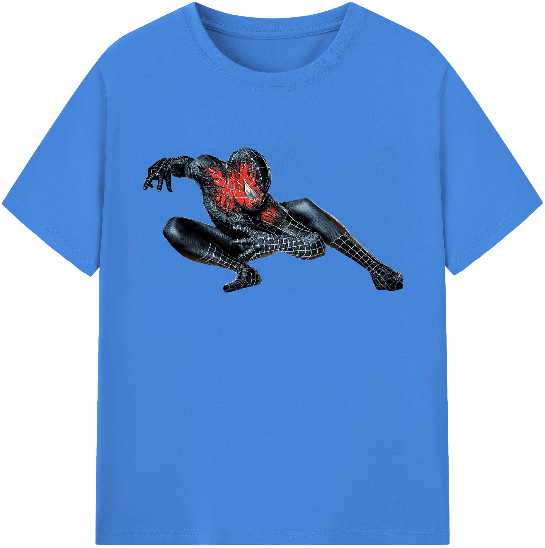 （画像用） Spider Man スパイダーマン 綿100％ メンズ半袖Tシャツ｜肌触りやわらか＆通気性