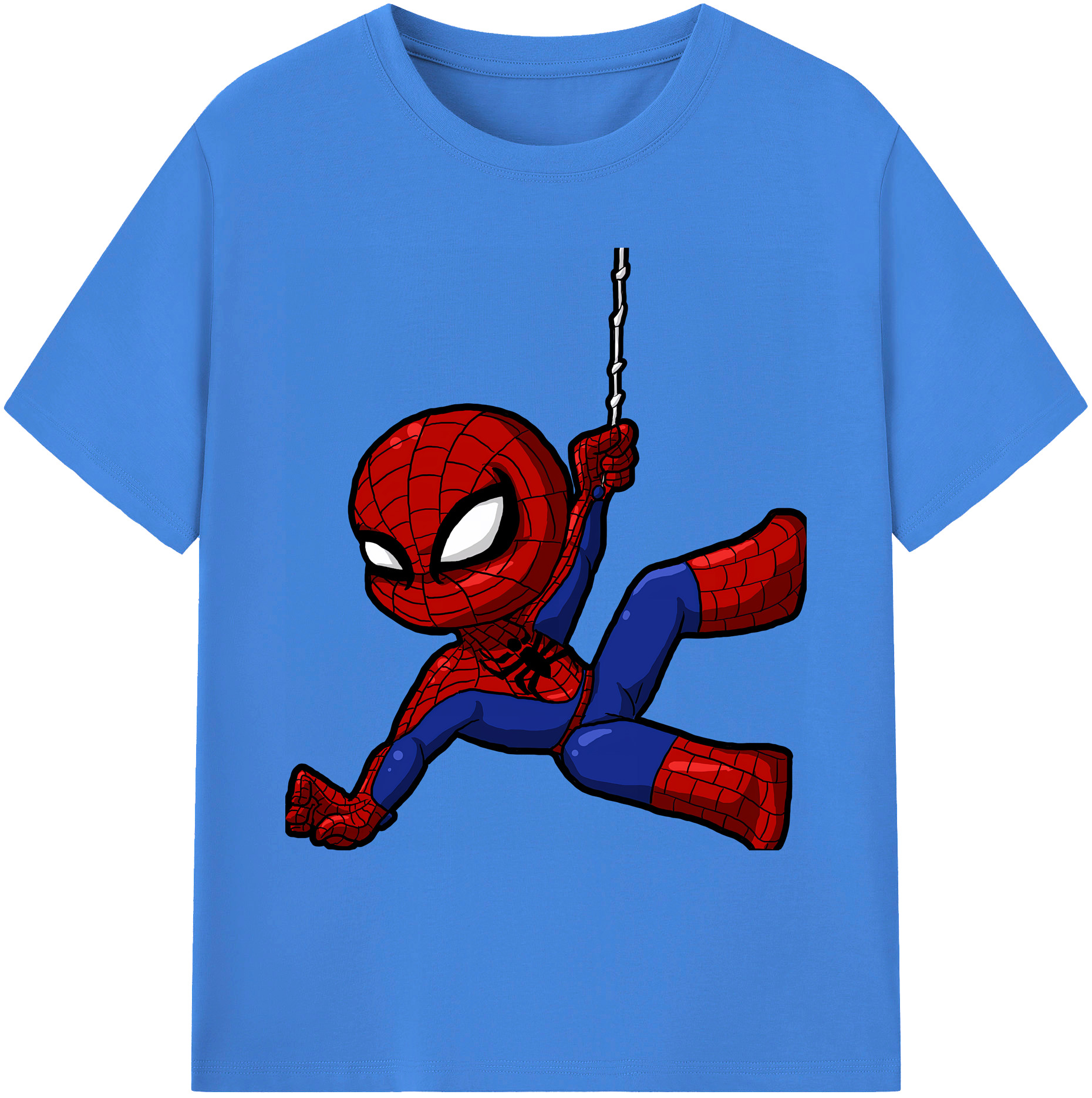 （画像用） Spider Man スパイダーマン 綿100％ メンズ半袖Tシャツ｜肌触りやわらか＆通気性