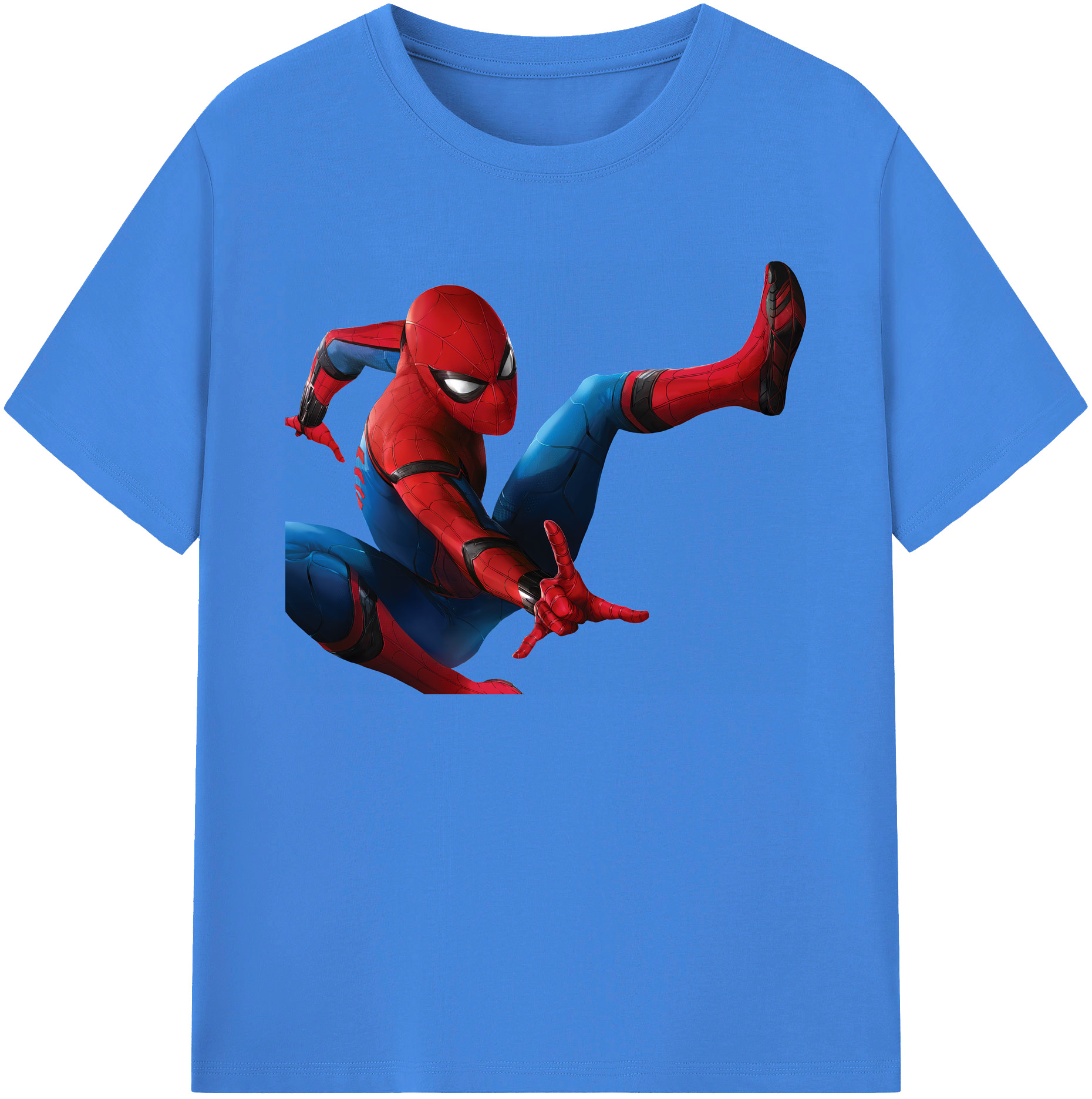 （画像用） Spider Man スパイダーマン 綿100％ メンズ半袖Tシャツ｜肌触りやわらか＆通気性