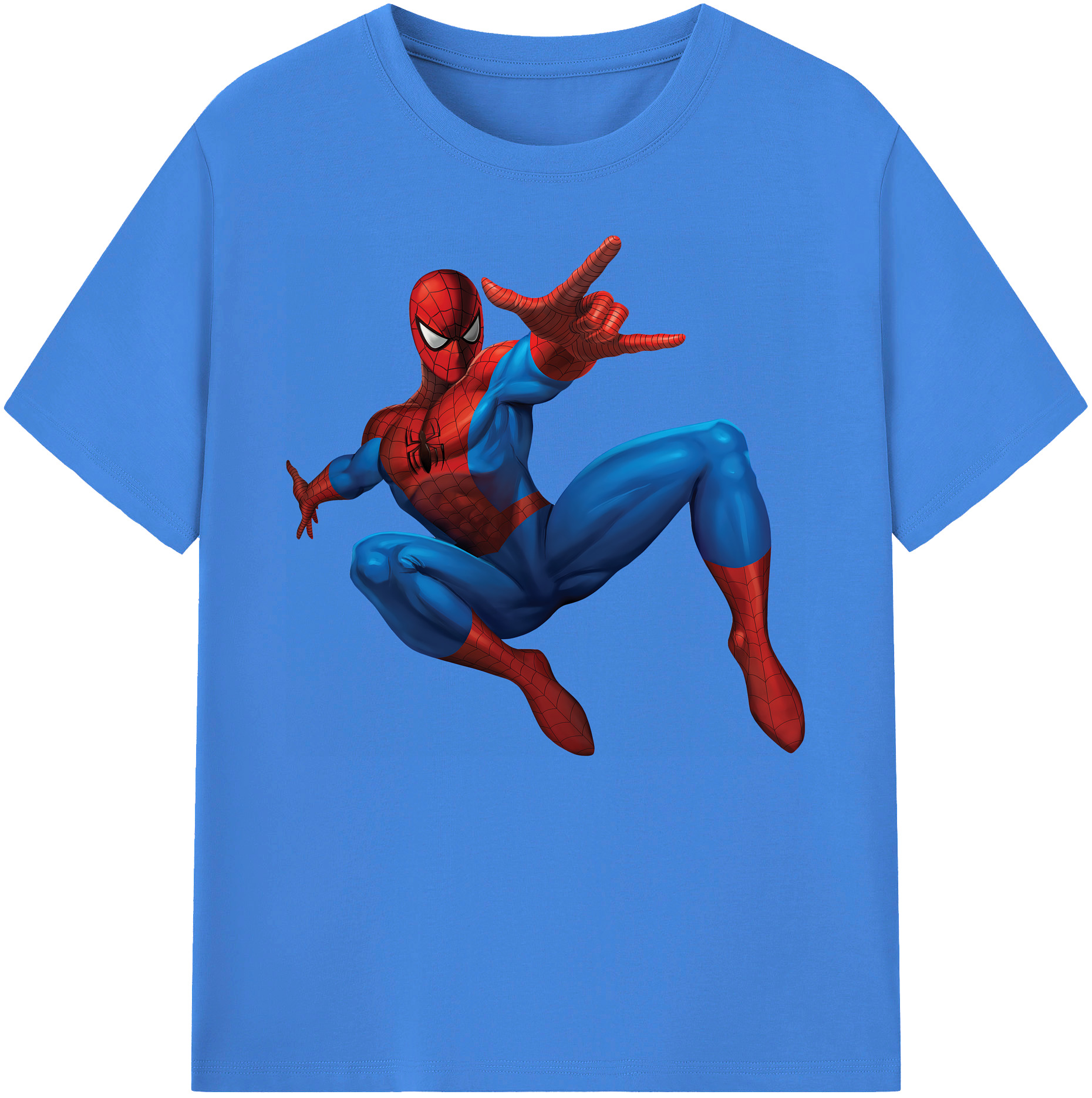 （画像用） Spider Man スパイダーマン 綿100％ メンズ半袖Tシャツ｜肌触りやわらか＆通気性