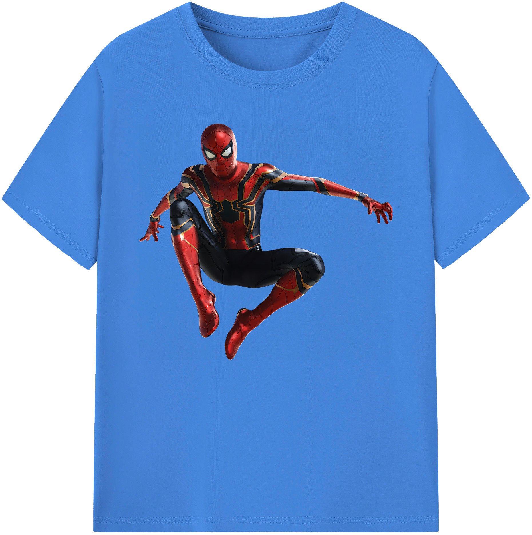 （画像用） Spider Man スパイダーマン 綿100％ メンズ半袖Tシャツ｜肌触りやわらか＆通気性