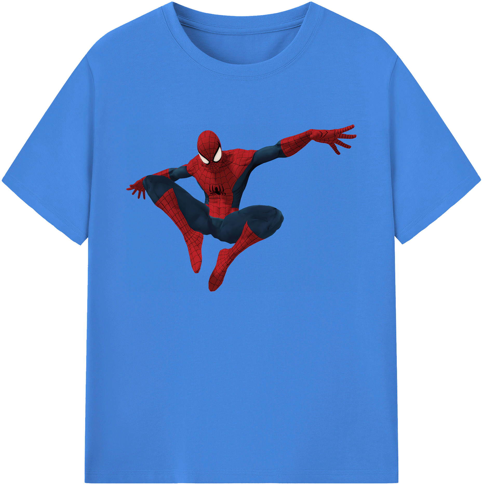 （画像用） Spider Man スパイダーマン 綿100％ メンズ半袖Tシャツ｜肌触りやわらか＆通気性
