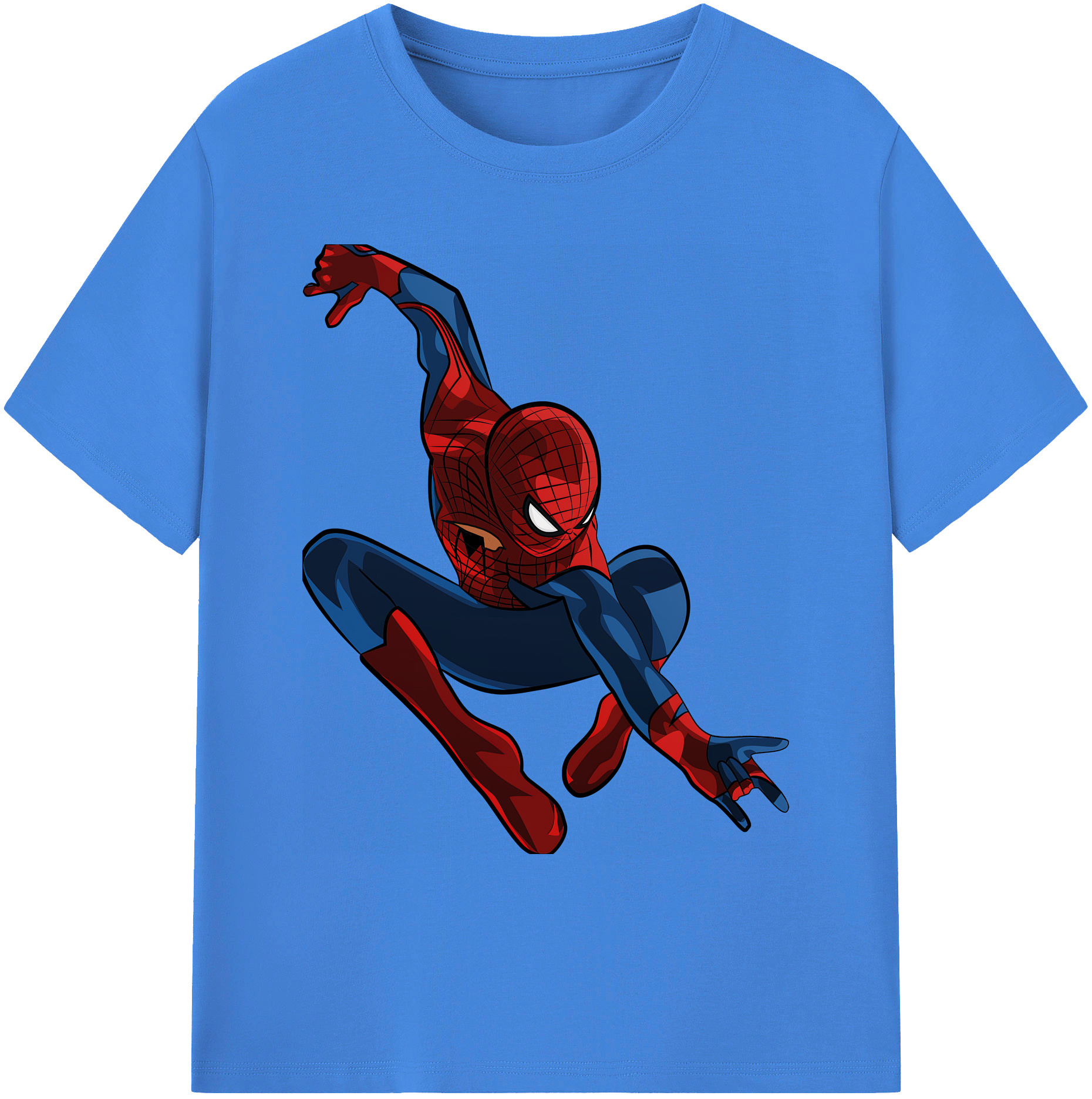 （画像用） Spider Man スパイダーマン 綿100％ メンズ半袖Tシャツ｜肌触りやわらか＆通気性