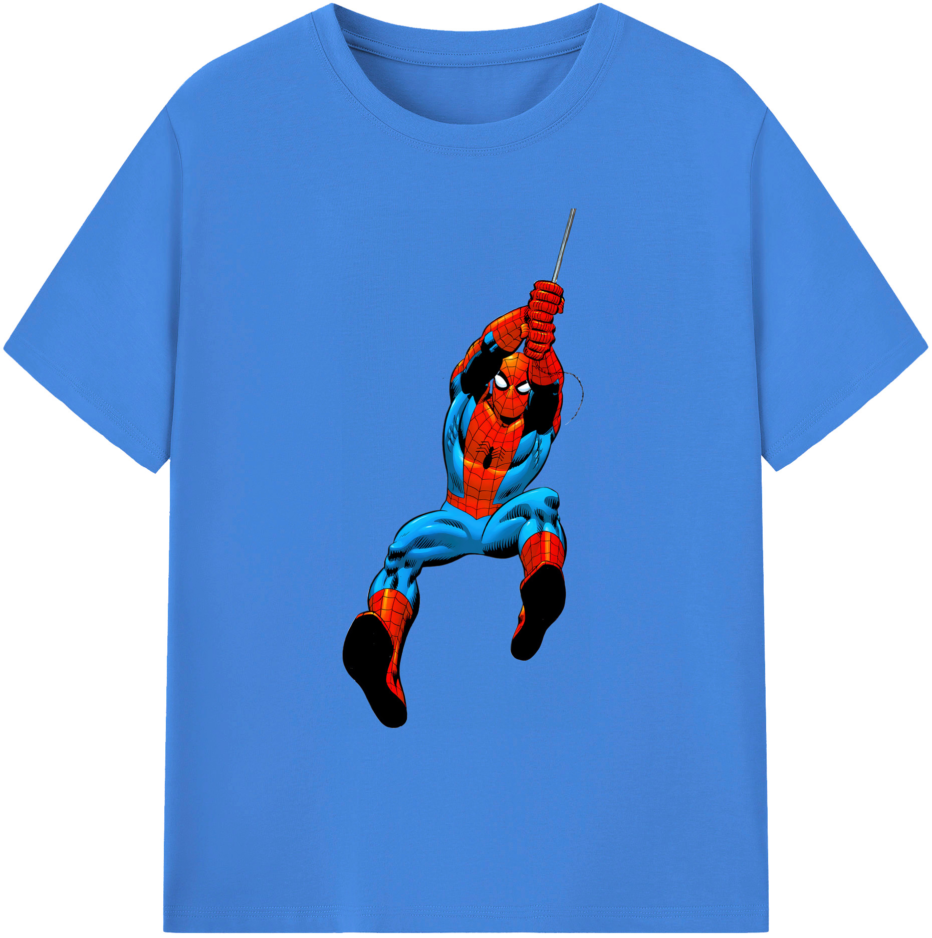 （画像用） Spider Man スパイダーマン 綿100％ メンズ半袖Tシャツ｜肌触りやわらか＆通気性
