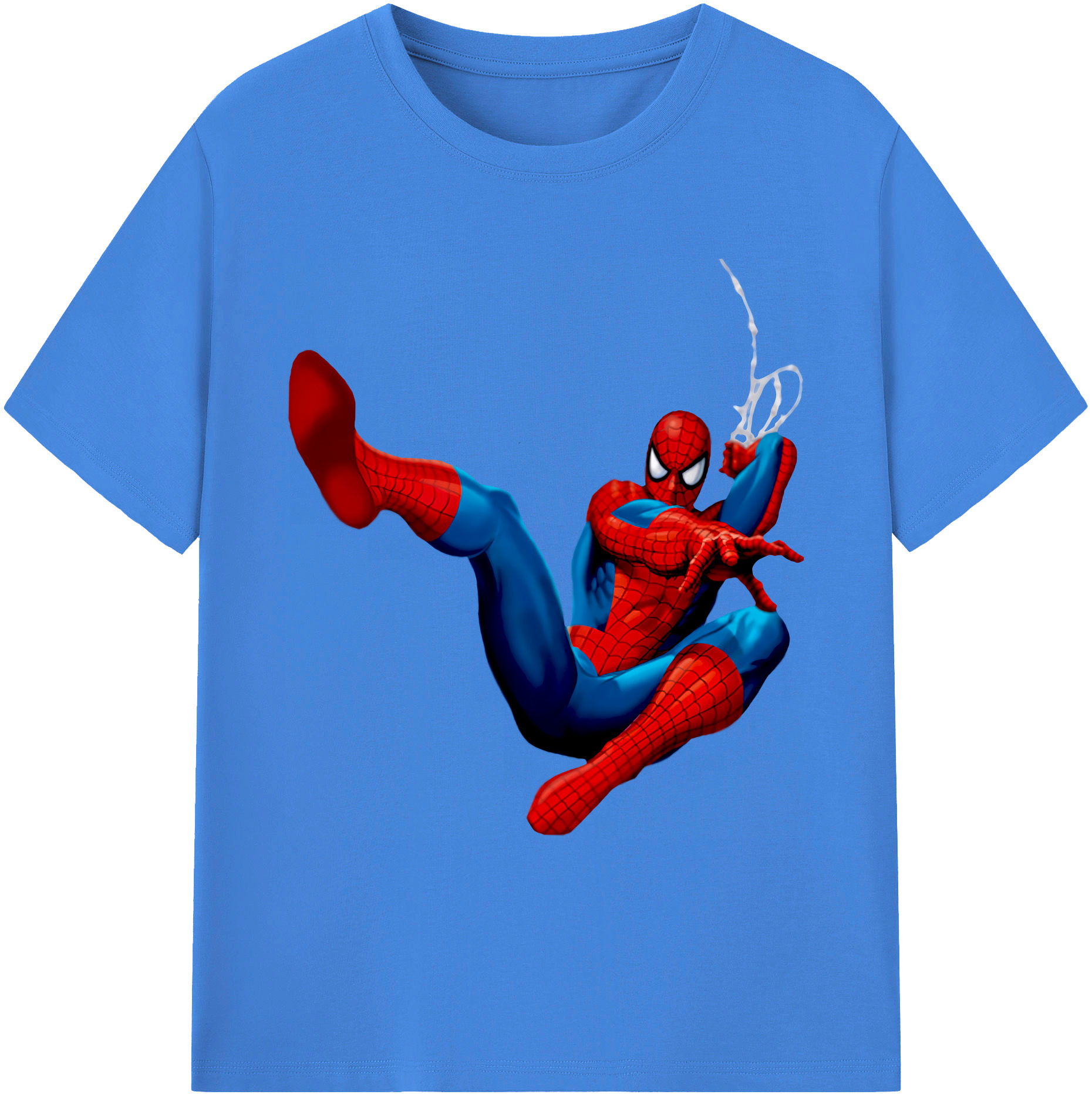 （画像用） Spider Man スパイダーマン 綿100％ メンズ半袖Tシャツ｜肌触りやわらか＆通気性