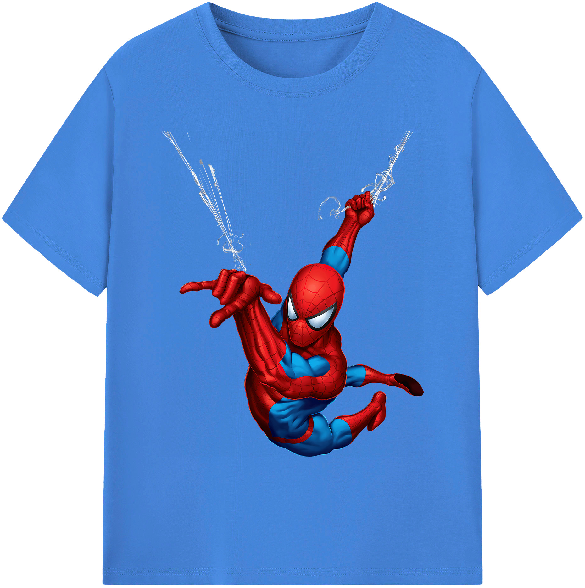 （画像用） Spider Man スパイダーマン 綿100％ メンズ半袖Tシャツ｜肌触りやわらか＆通気性