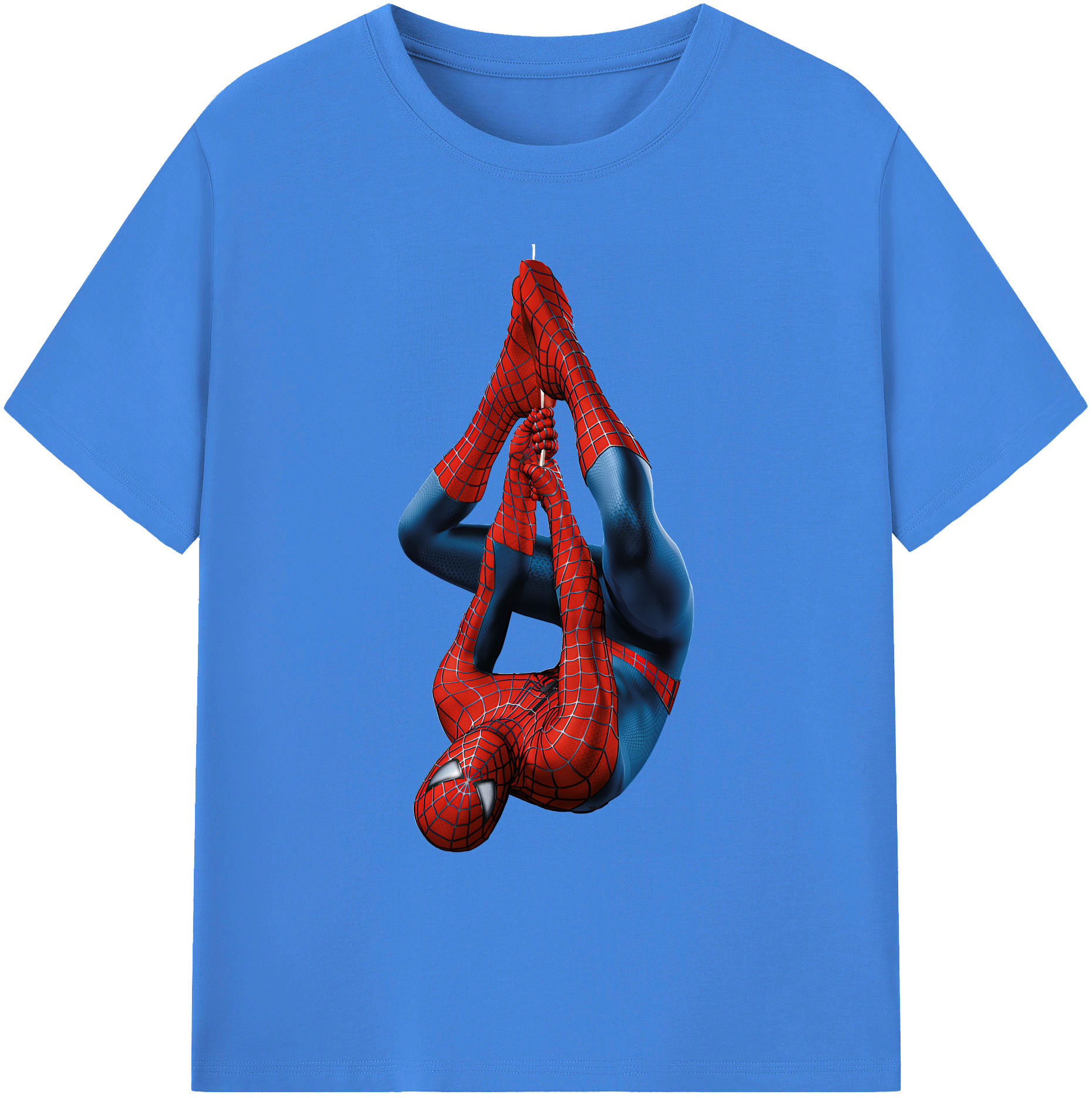 （画像用） Spider Man スパイダーマン 綿100％ メンズ半袖Tシャツ｜肌触りやわらか＆通気性