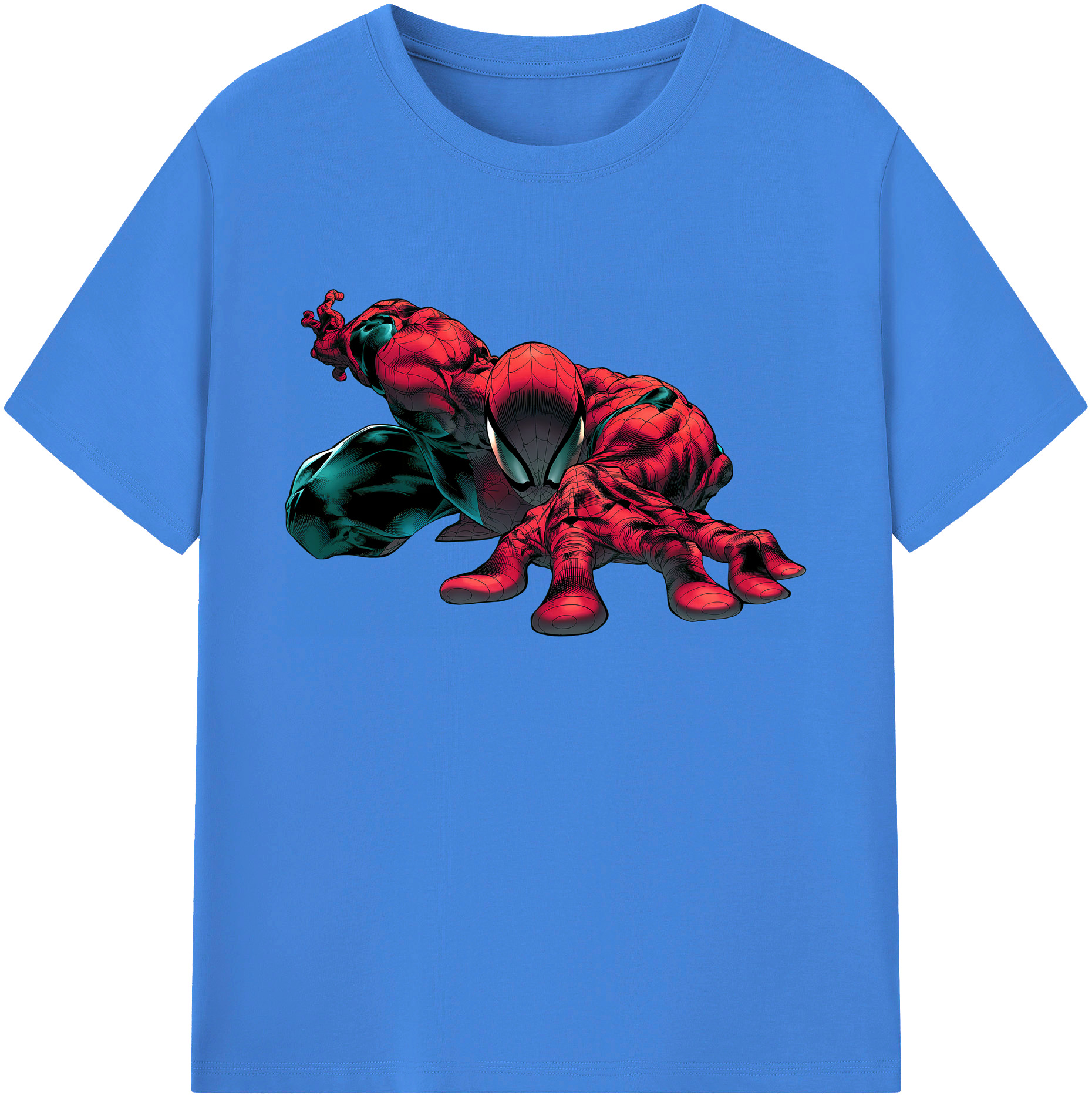 （画像用） Spider Man スパイダーマン 綿100％ メンズ半袖Tシャツ｜肌触りやわらか＆通気性