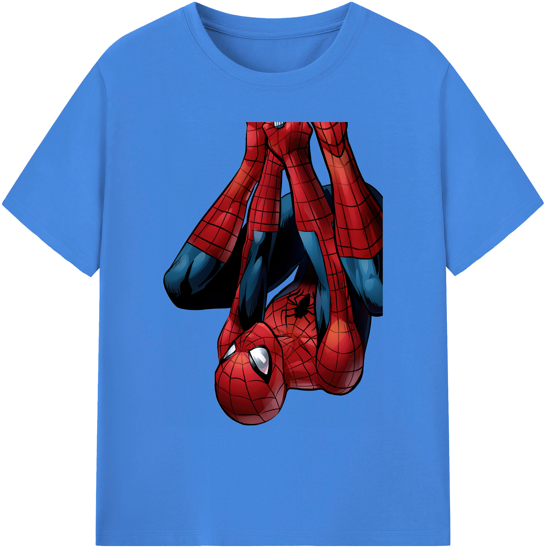（画像用） Spider Man スパイダーマン 綿100％ メンズ半袖Tシャツ｜肌触りやわらか＆通気性
