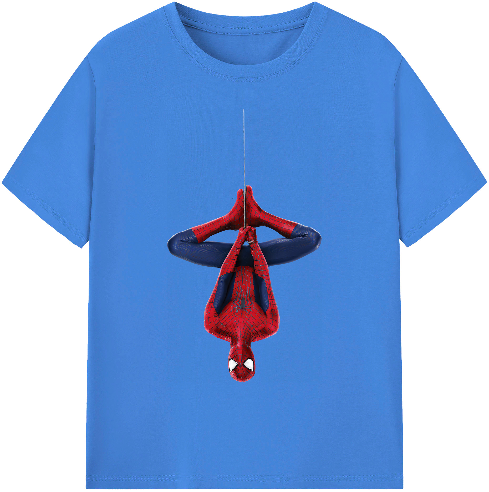 （画像用） Spider Man スパイダーマン 綿100％ メンズ半袖Tシャツ｜肌触りやわらか＆通気性