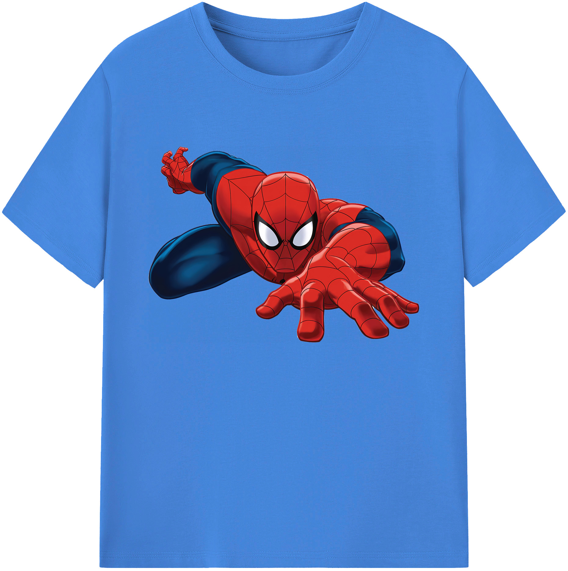 （画像用） Spider Man スパイダーマン 綿100％ メンズ半袖Tシャツ｜肌触りやわらか＆通気性