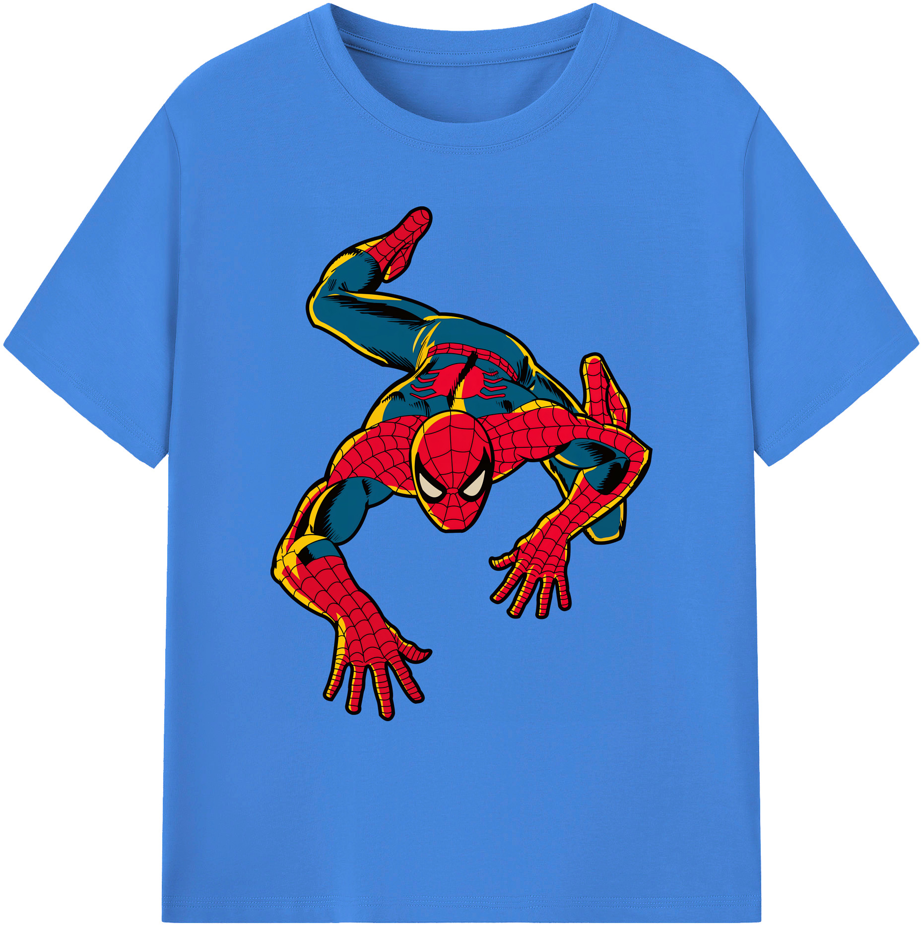 （画像用） Spider Man スパイダーマン 綿100％ メンズ半袖Tシャツ｜肌触りやわらか＆通気性