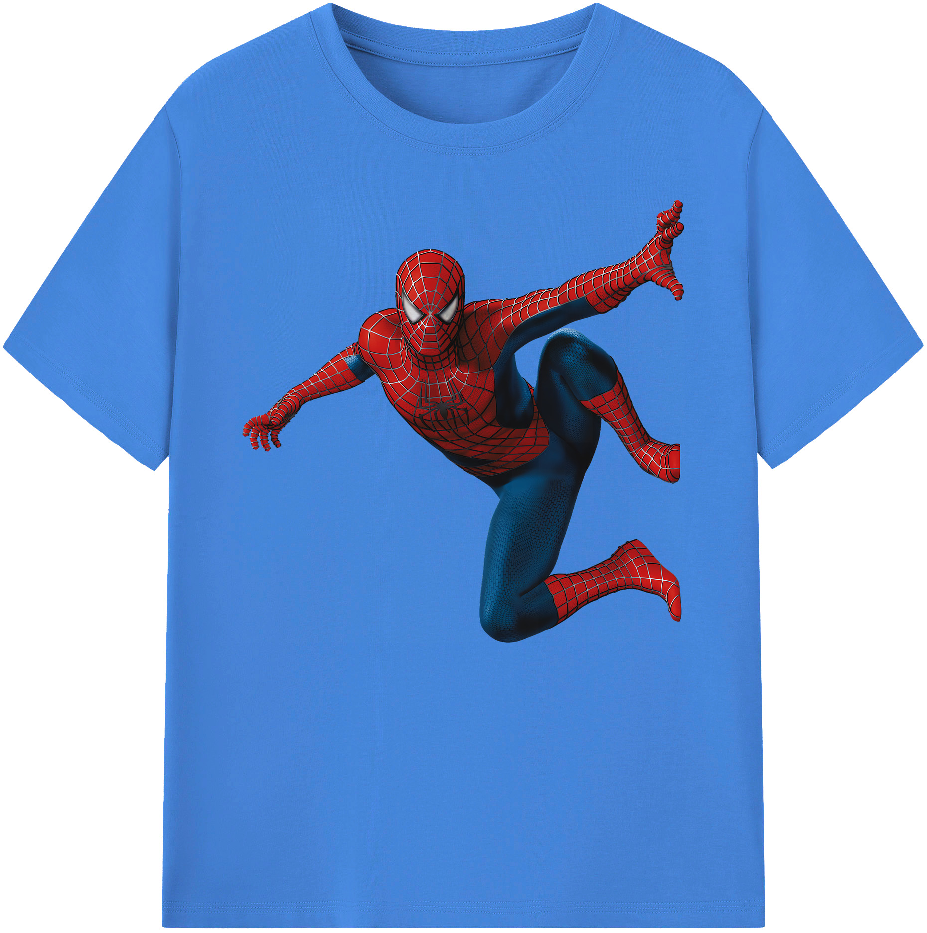 （画像用） Spider Man スパイダーマン 綿100％ メンズ半袖Tシャツ｜肌触りやわらか＆通気性