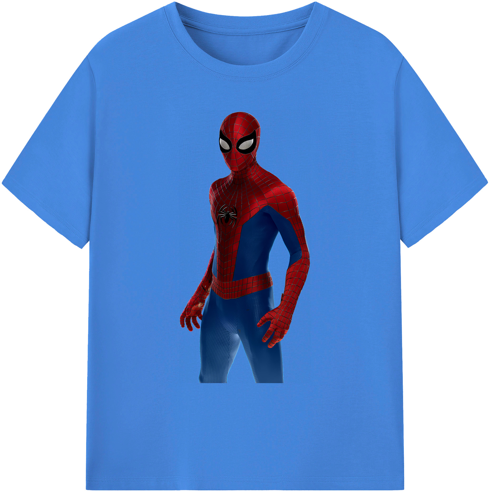 （画像用） Spider Man スパイダーマン 綿100％ メンズ半袖Tシャツ｜肌触りやわらか＆通気性