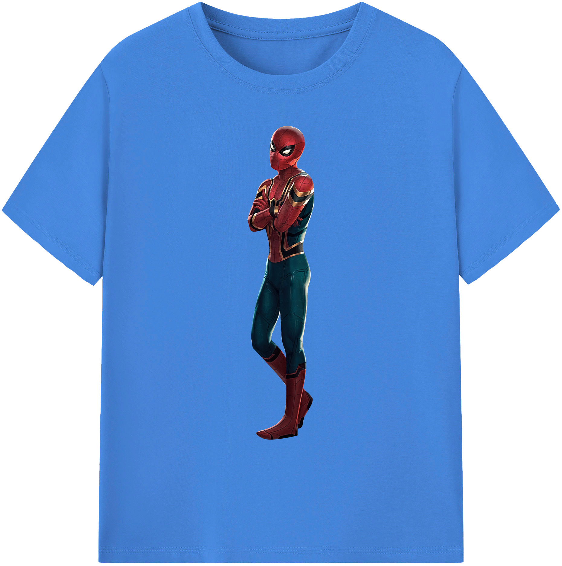 （画像用） Spider Man スパイダーマン 綿100％ メンズ半袖Tシャツ｜肌触りやわらか＆通気性