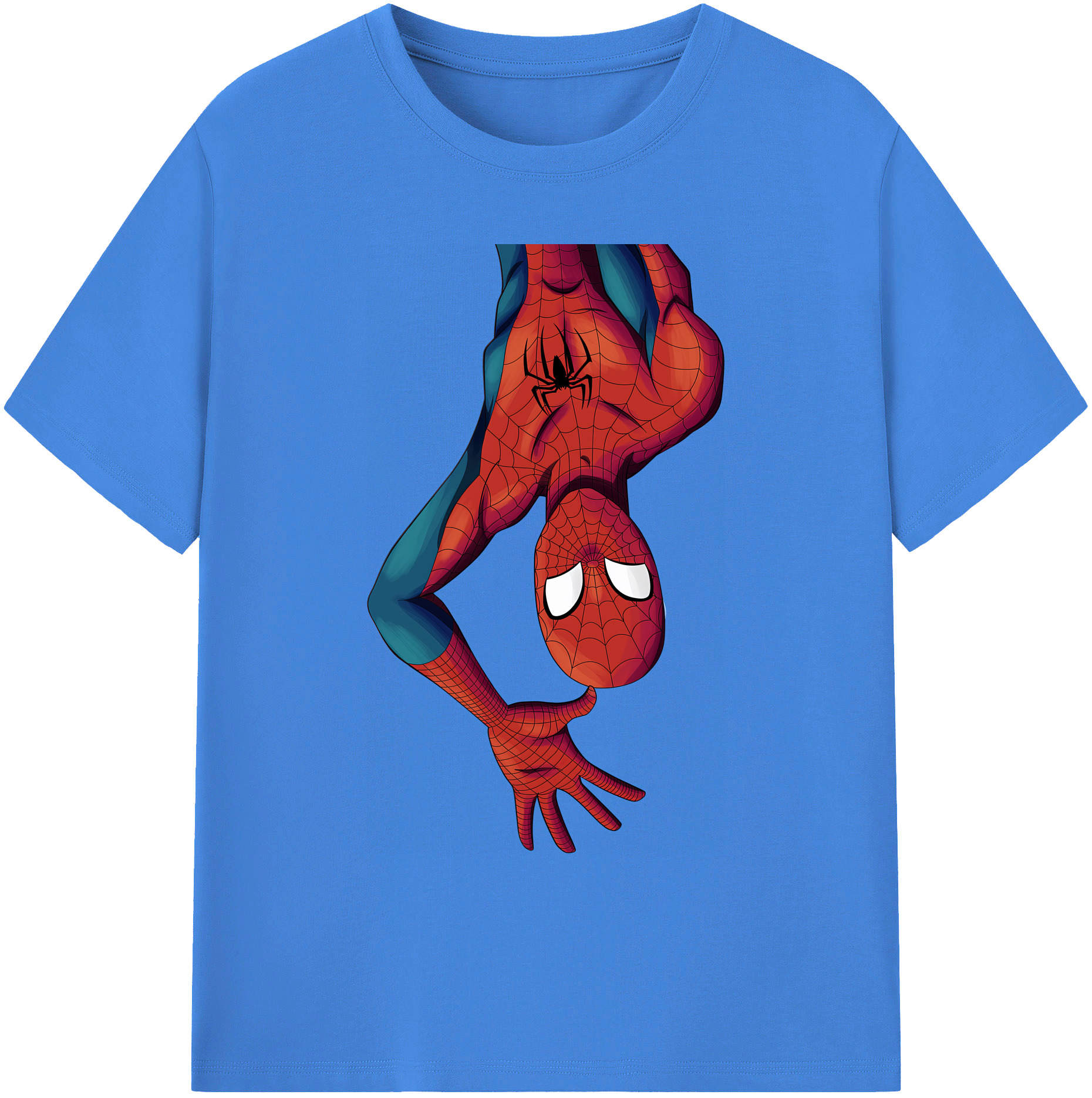 （画像用） Spider Man スパイダーマン 綿100％ メンズ半袖Tシャツ｜肌触りやわらか＆通気性