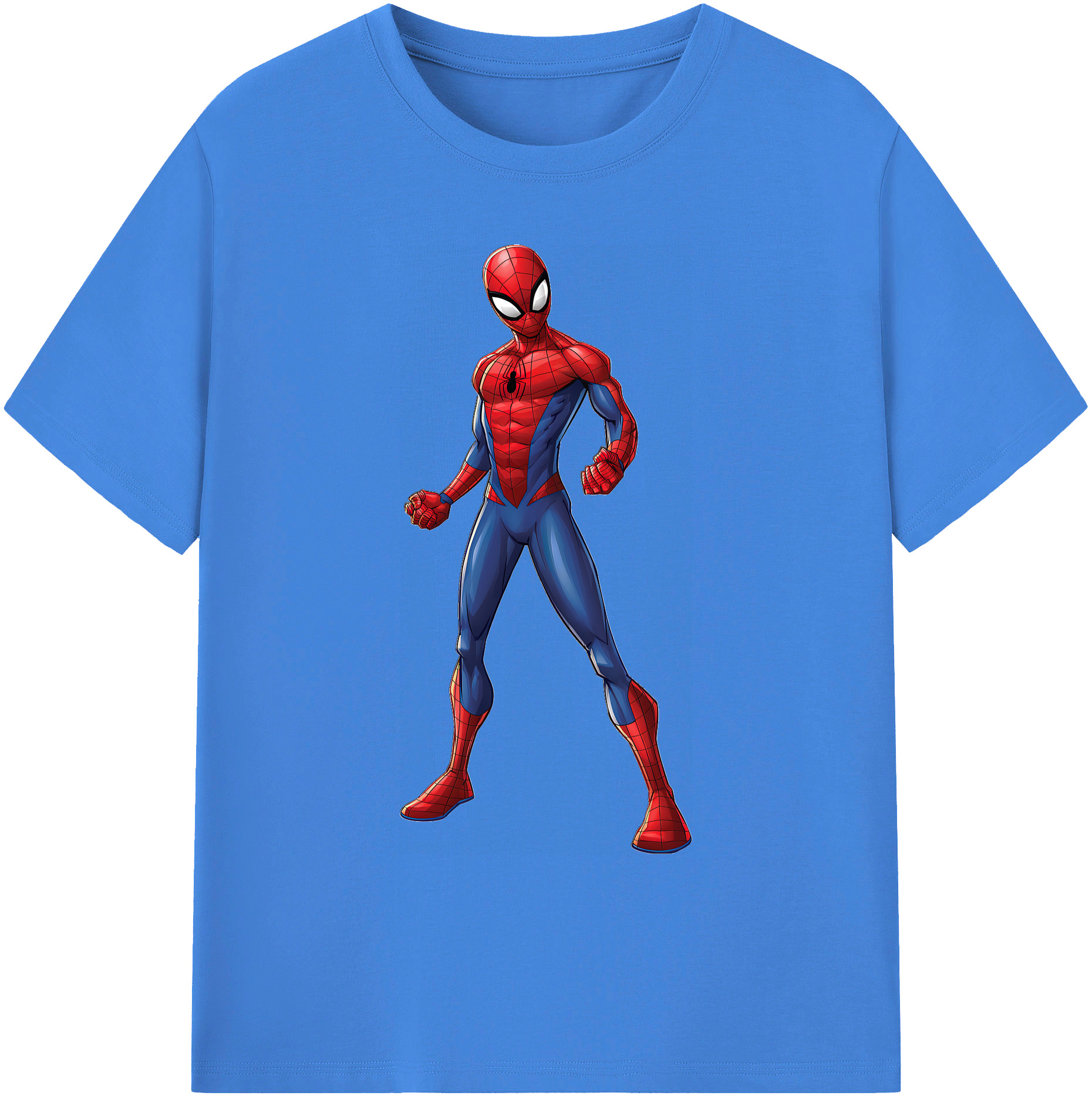 （画像用） Spider Man スパイダーマン 綿100％ メンズ半袖Tシャツ｜肌触りやわらか＆通気性