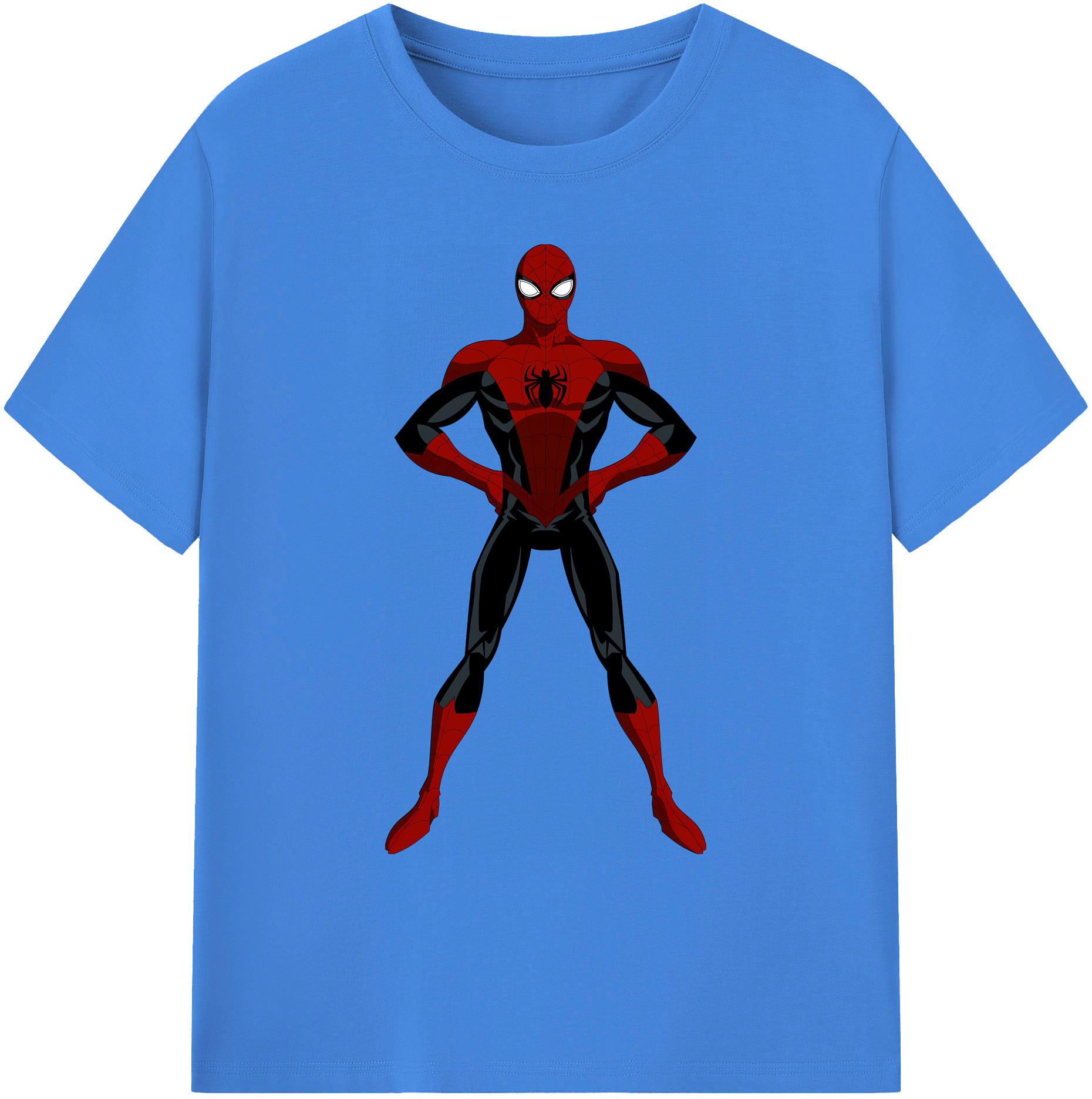 （画像用） Spider Man スパイダーマン 綿100％ メンズ半袖Tシャツ｜肌触りやわらか＆通気性