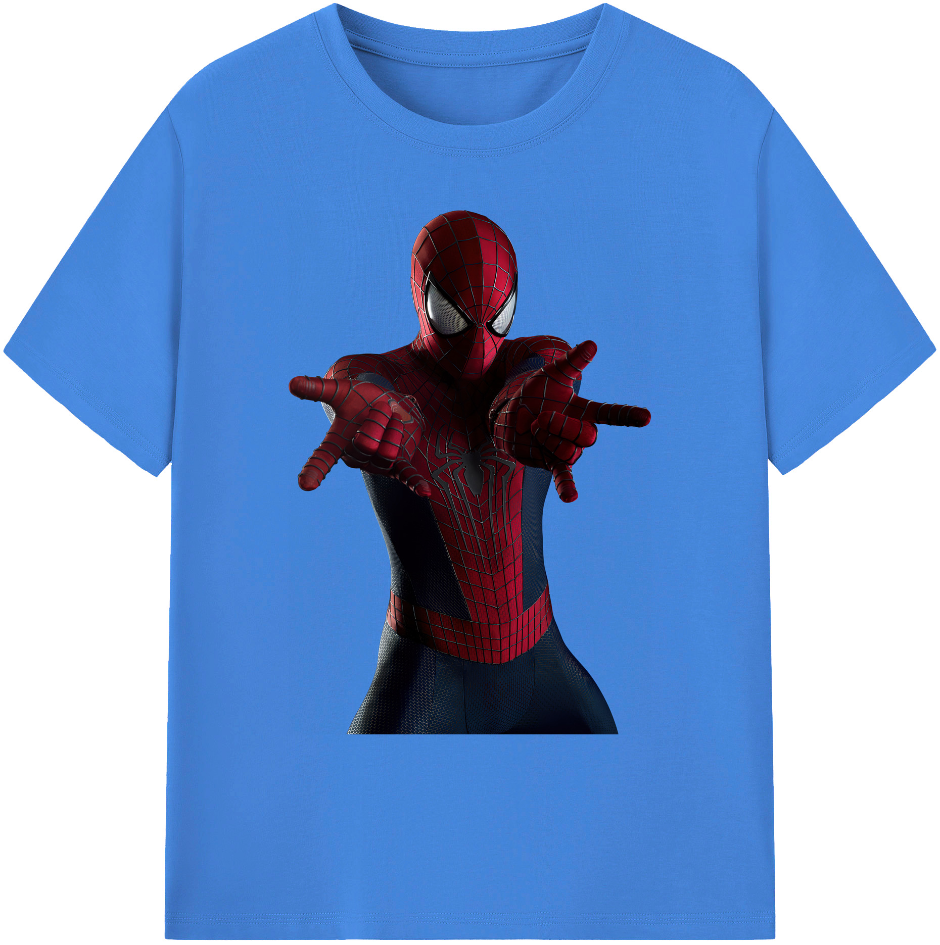 （画像用） Spider Man スパイダーマン 綿100％ メンズ半袖Tシャツ｜肌触りやわらか＆通気性