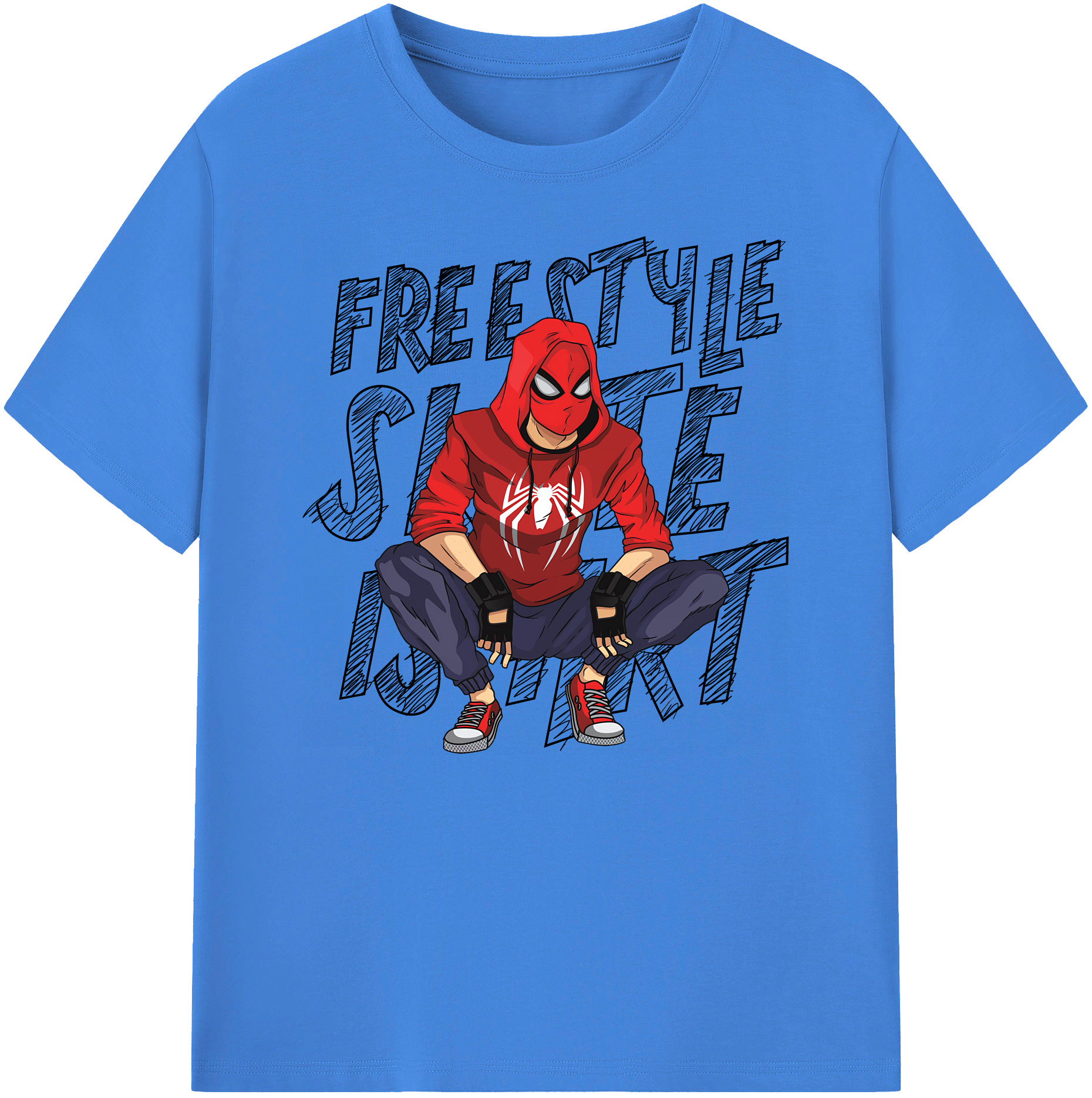 （画像用） Spider Man スパイダーマン 綿100％ メンズ半袖Tシャツ｜肌触りやわらか＆通気性