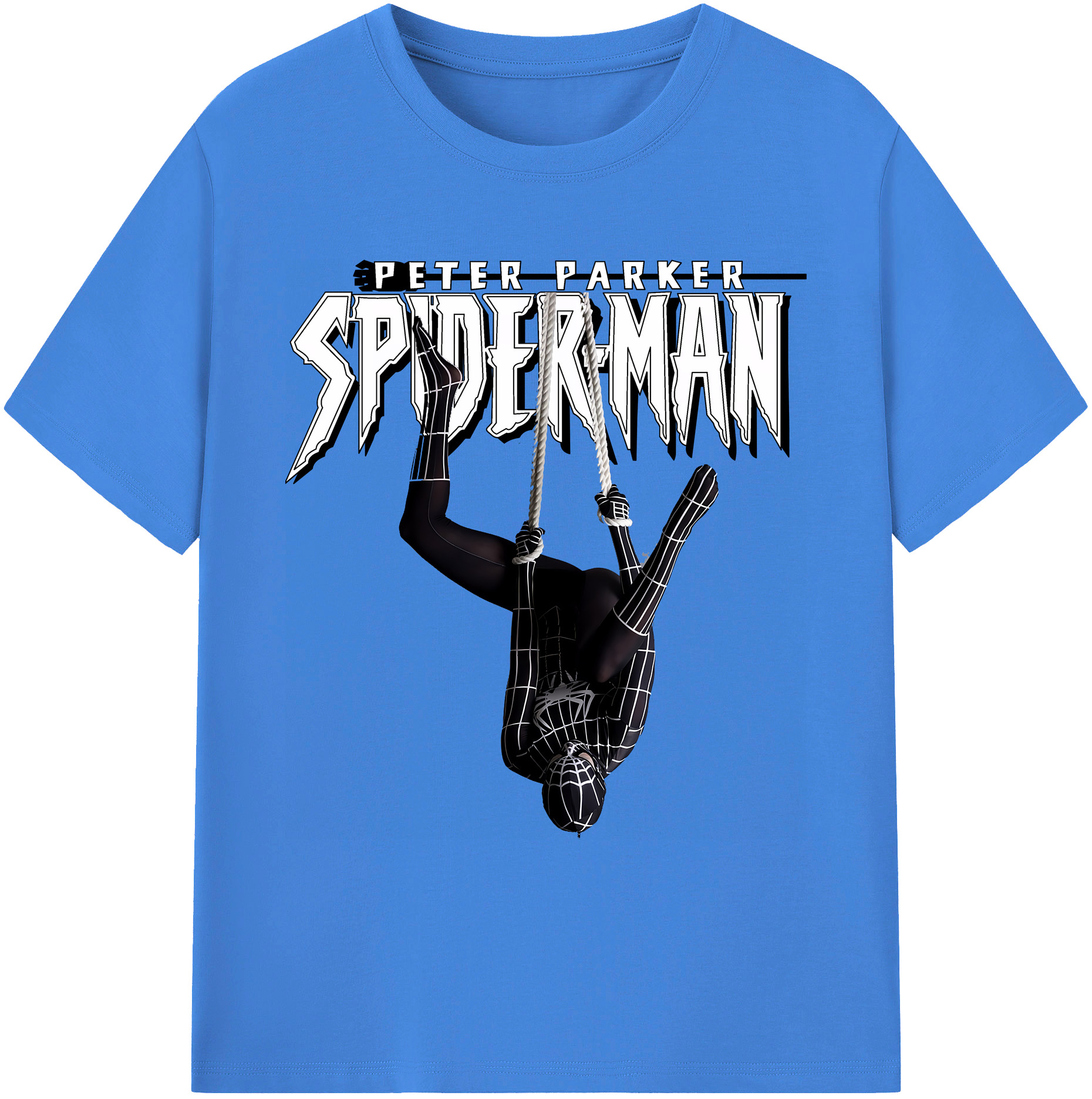 （画像用） Spider Man スパイダーマン 綿100％ メンズ半袖Tシャツ｜肌触りやわらか＆通気性