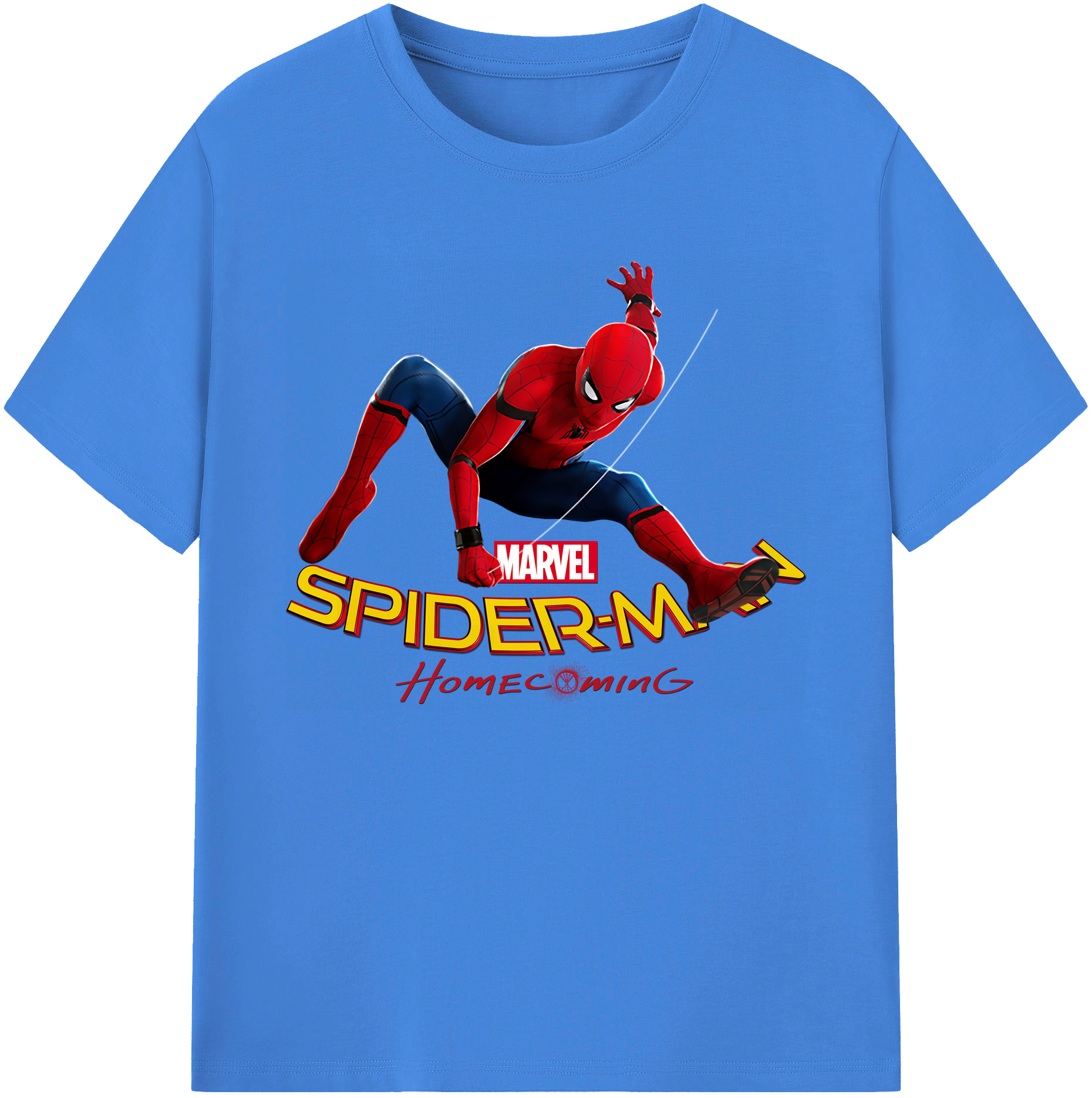 （画像用） Spider Man スパイダーマン 綿100％ メンズ半袖Tシャツ｜肌触りやわらか＆通気性