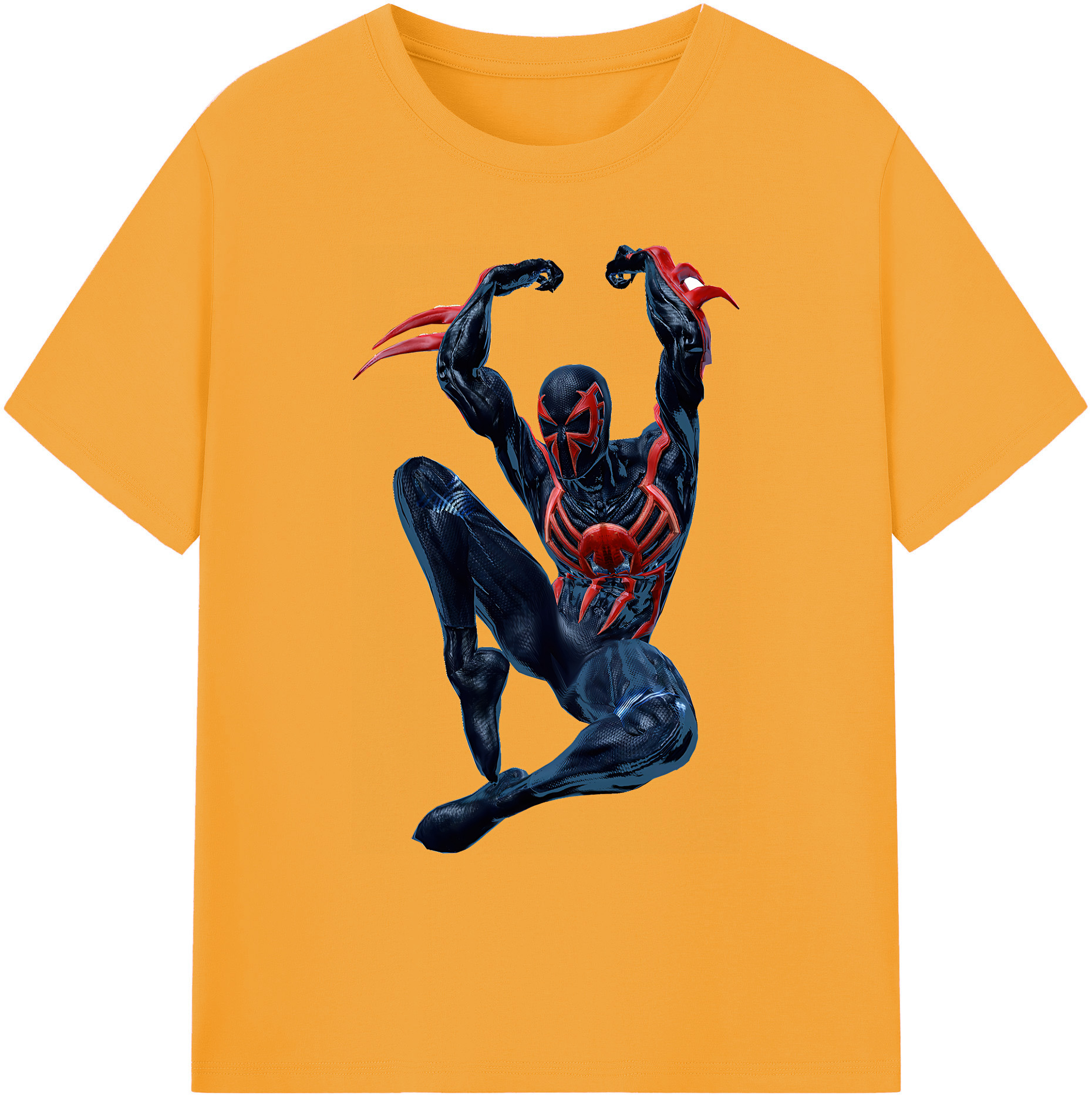 （画像用） Spider Man スパイダーマン 綿100％ メンズ半袖Tシャツ｜肌触りやわらか＆通気性