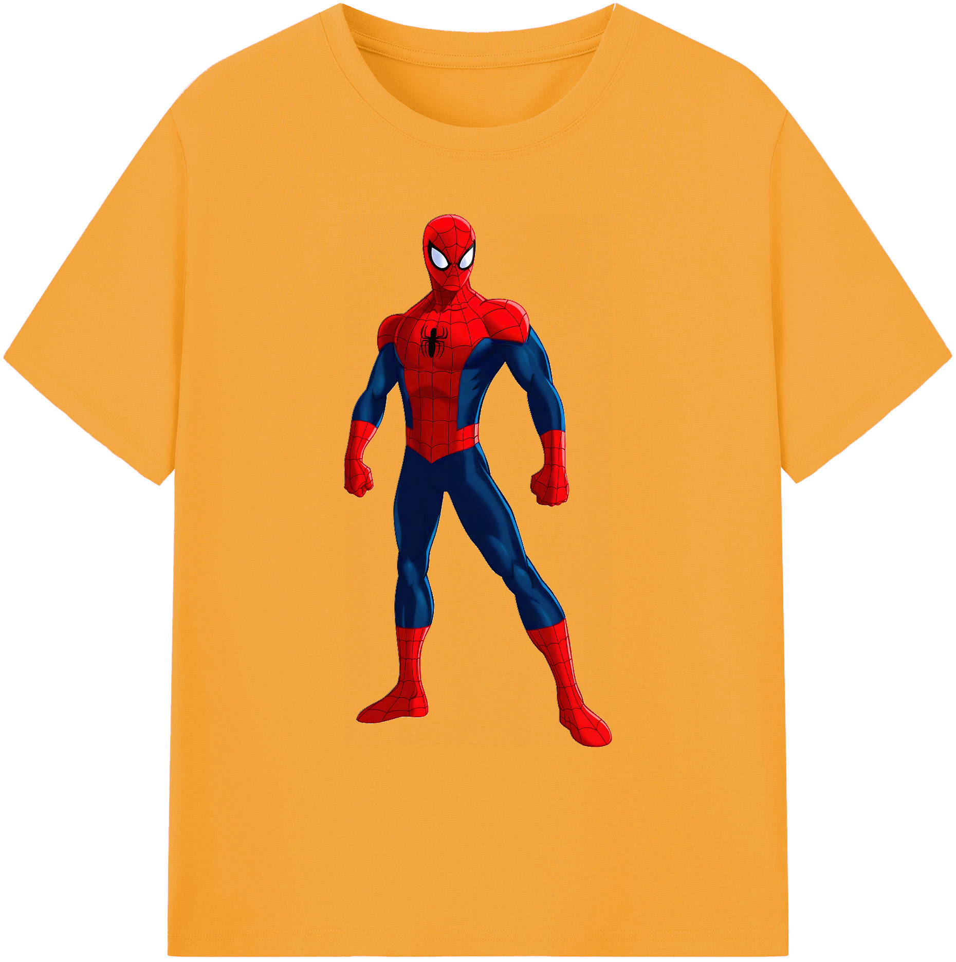 （画像用） Spider Man スパイダーマン 綿100％ メンズ半袖Tシャツ｜肌触りやわらか＆通気性