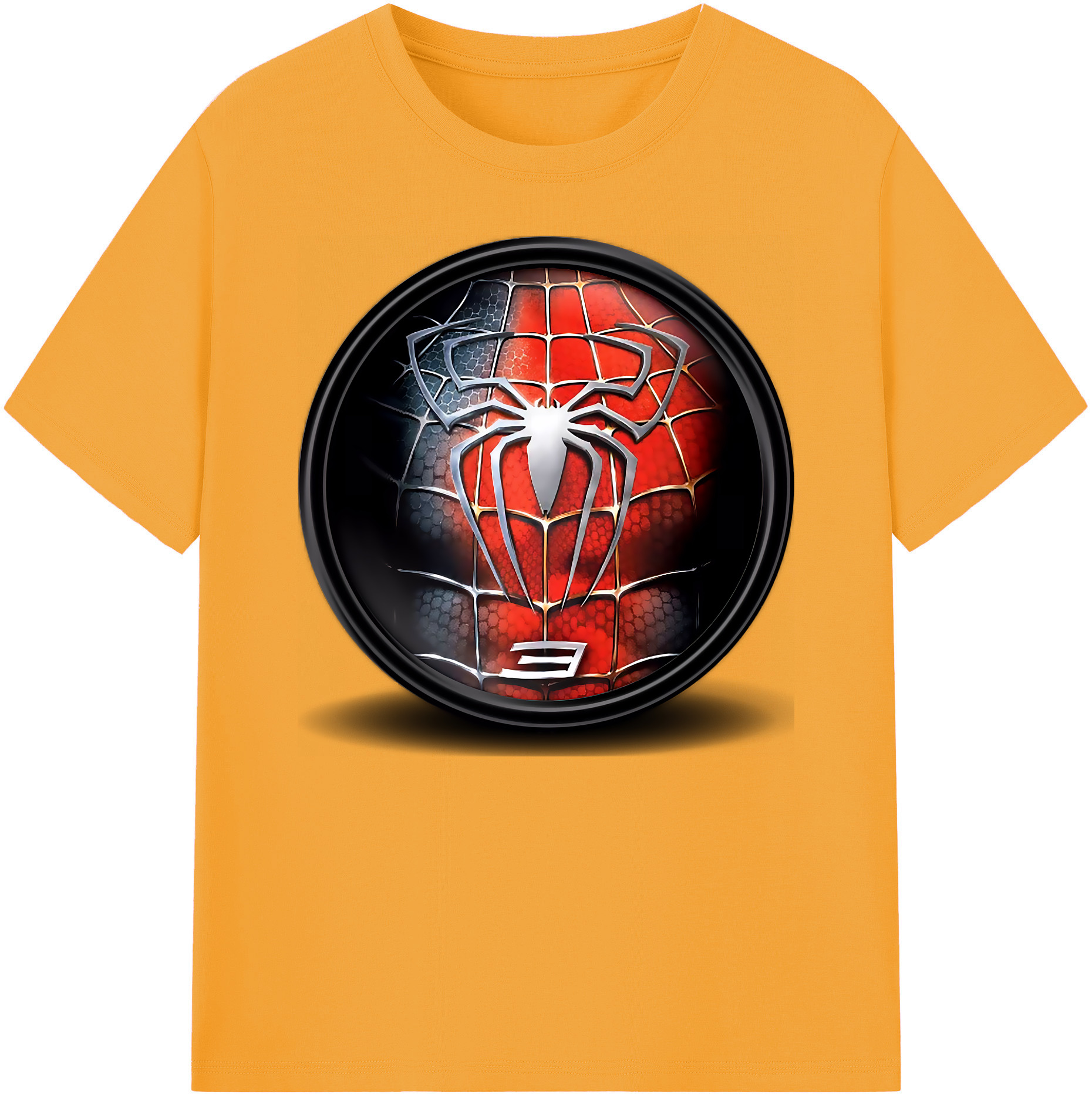 （画像用） Spider Man スパイダーマン 綿100％ メンズ半袖Tシャツ｜肌触りやわらか＆通気性